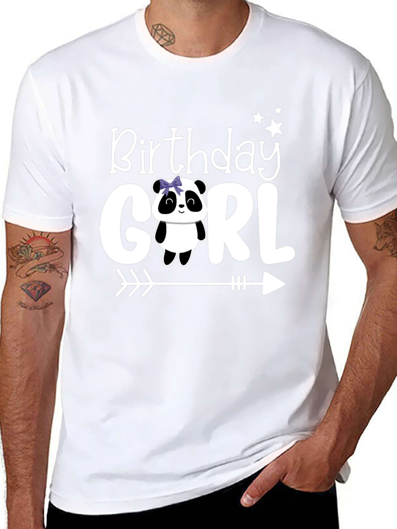 Birthday Girl Panda T-Shirt