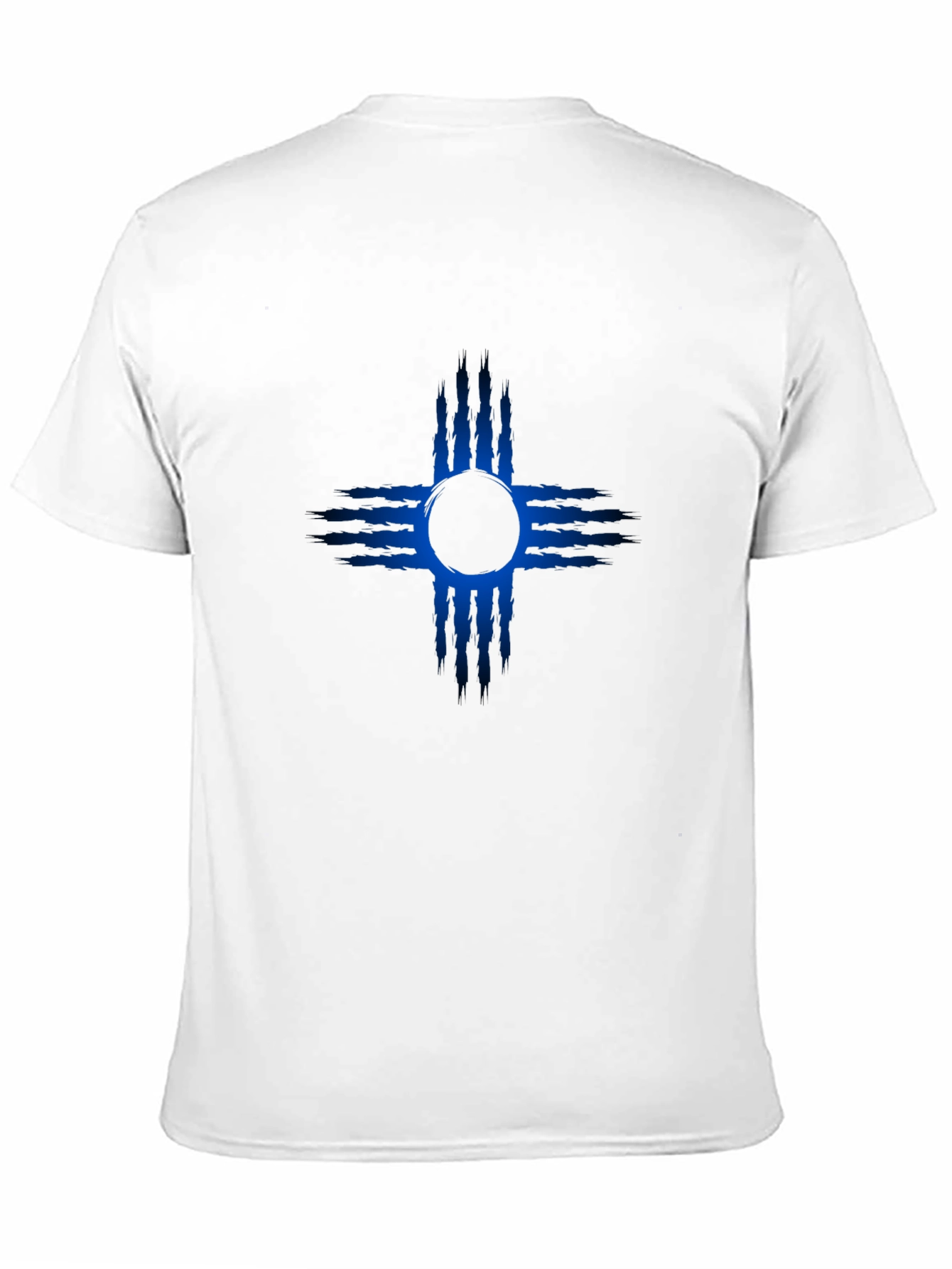 New Mexico Zia Symbol T-Shirt - Mens Black Tee