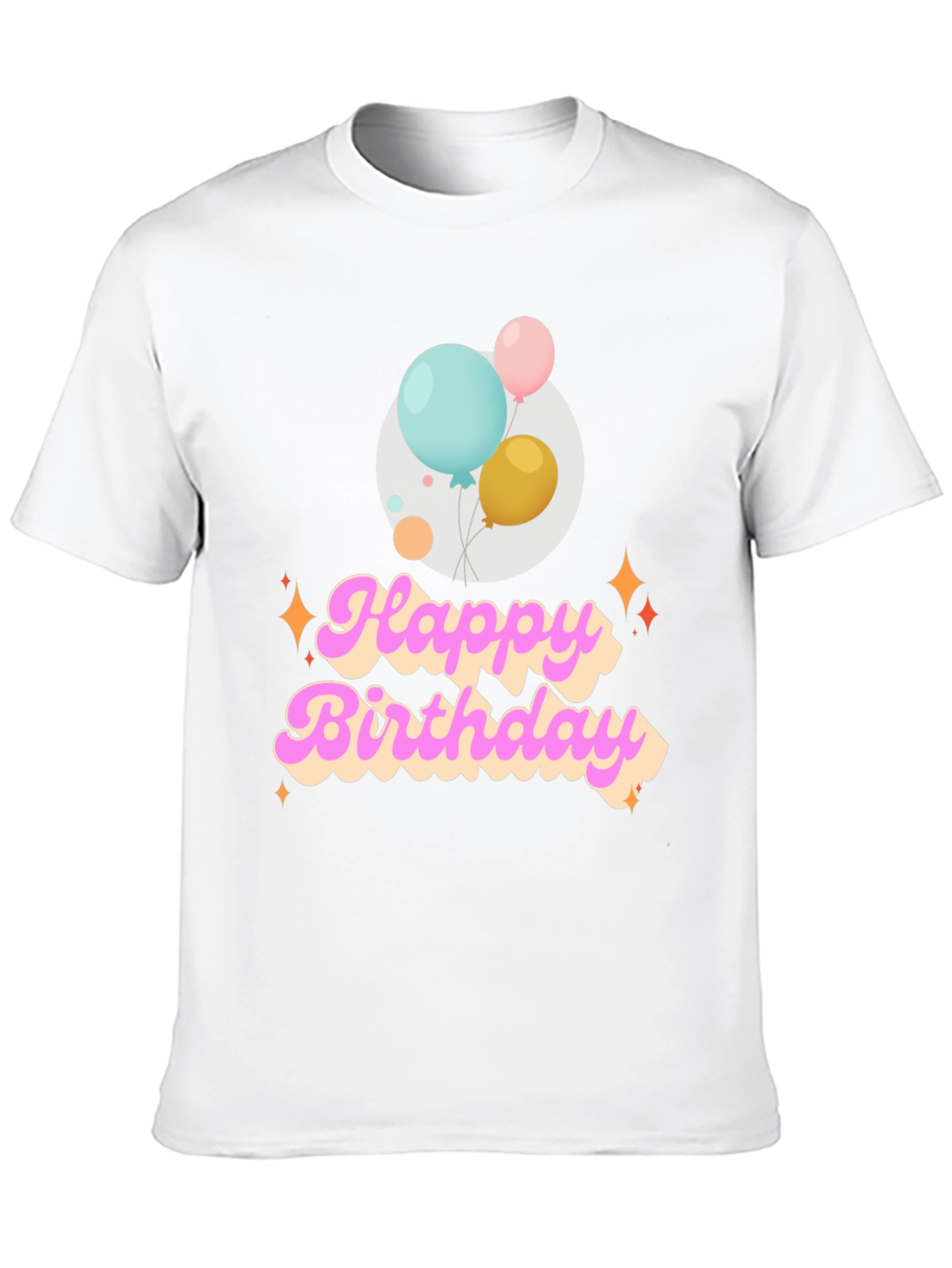Happy Birthday Graphic Tee - Balloons