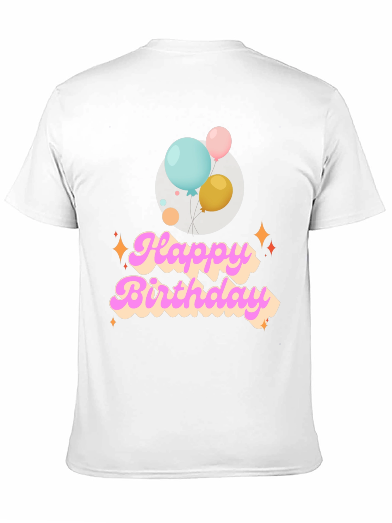 Happy Birthday Graphic Tee - Balloons