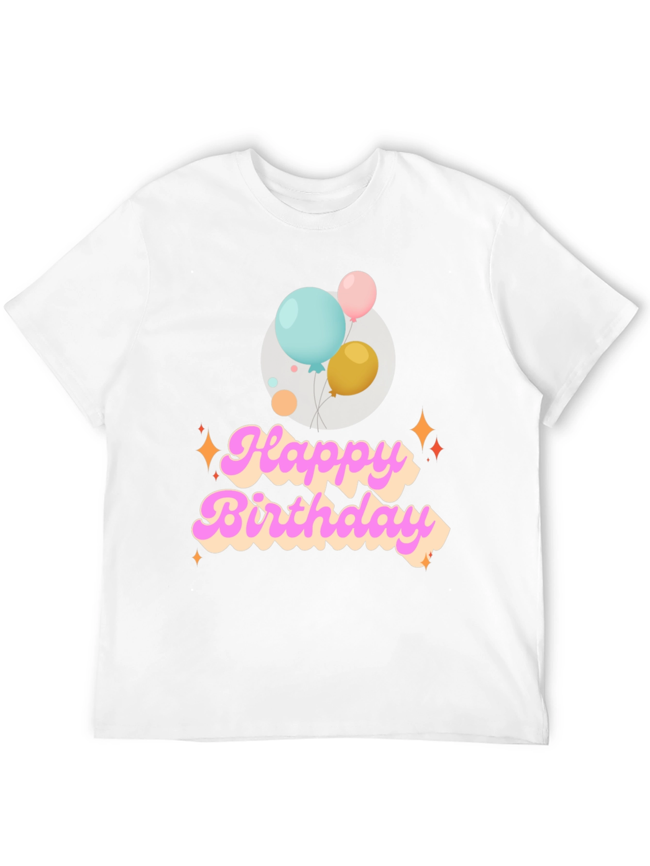 Happy Birthday Graphic Tee - Balloons