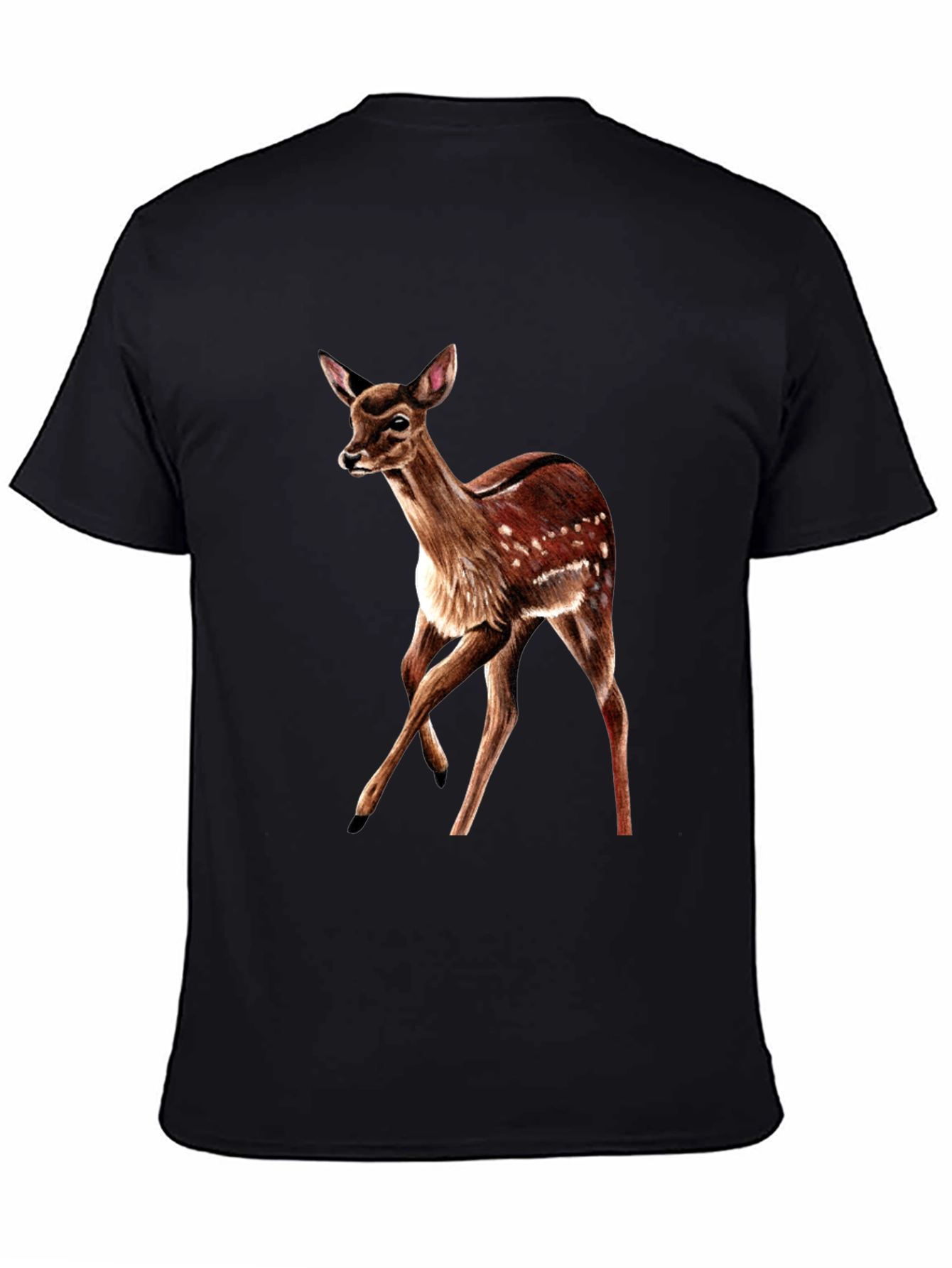 Deer Graphic T-Shirt - Classic Fit Animal Lover