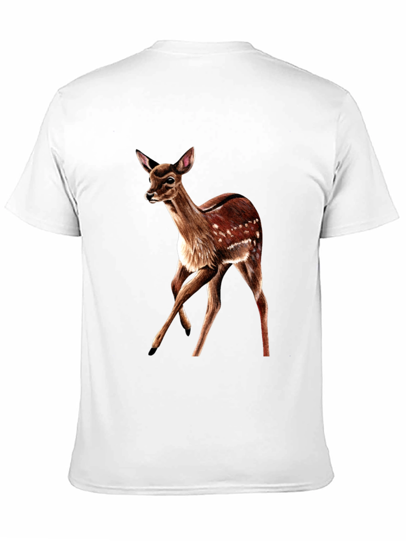 Deer Graphic T-Shirt - Classic Fit Animal Lover
