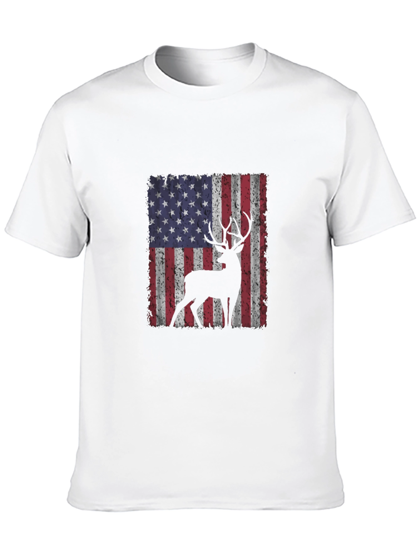 American Flag Deer T-Shirt