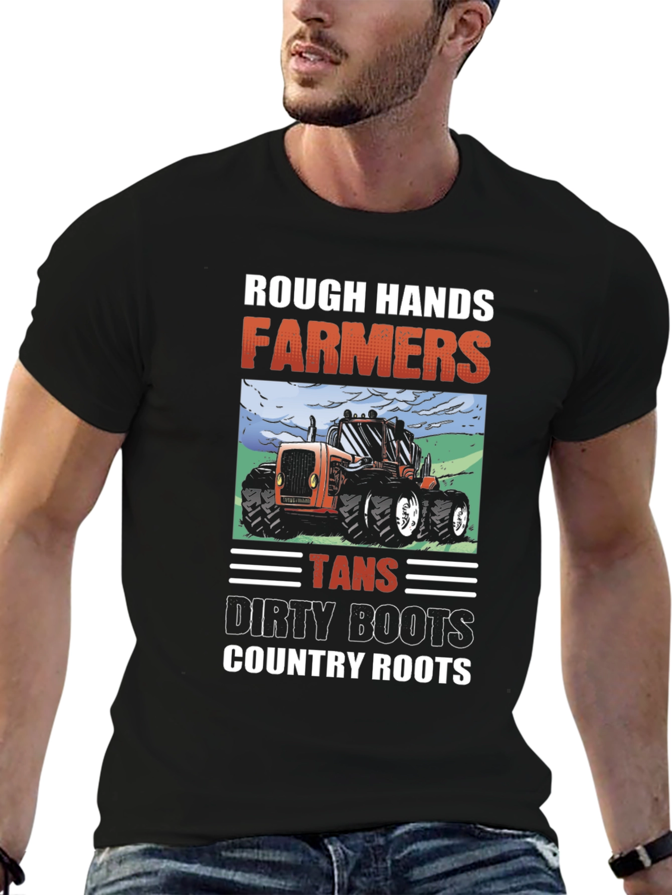 Rough Hands Farmers Graphic T-Shirt