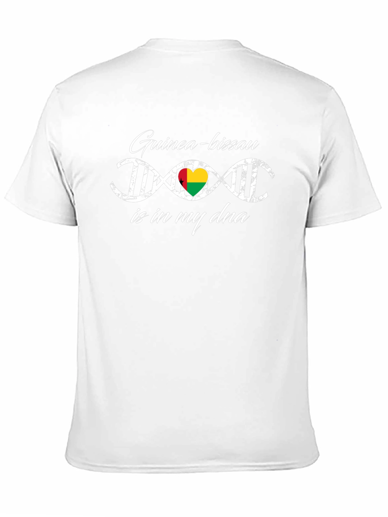 Guinea-Bissau DNA Heart T-Shirt