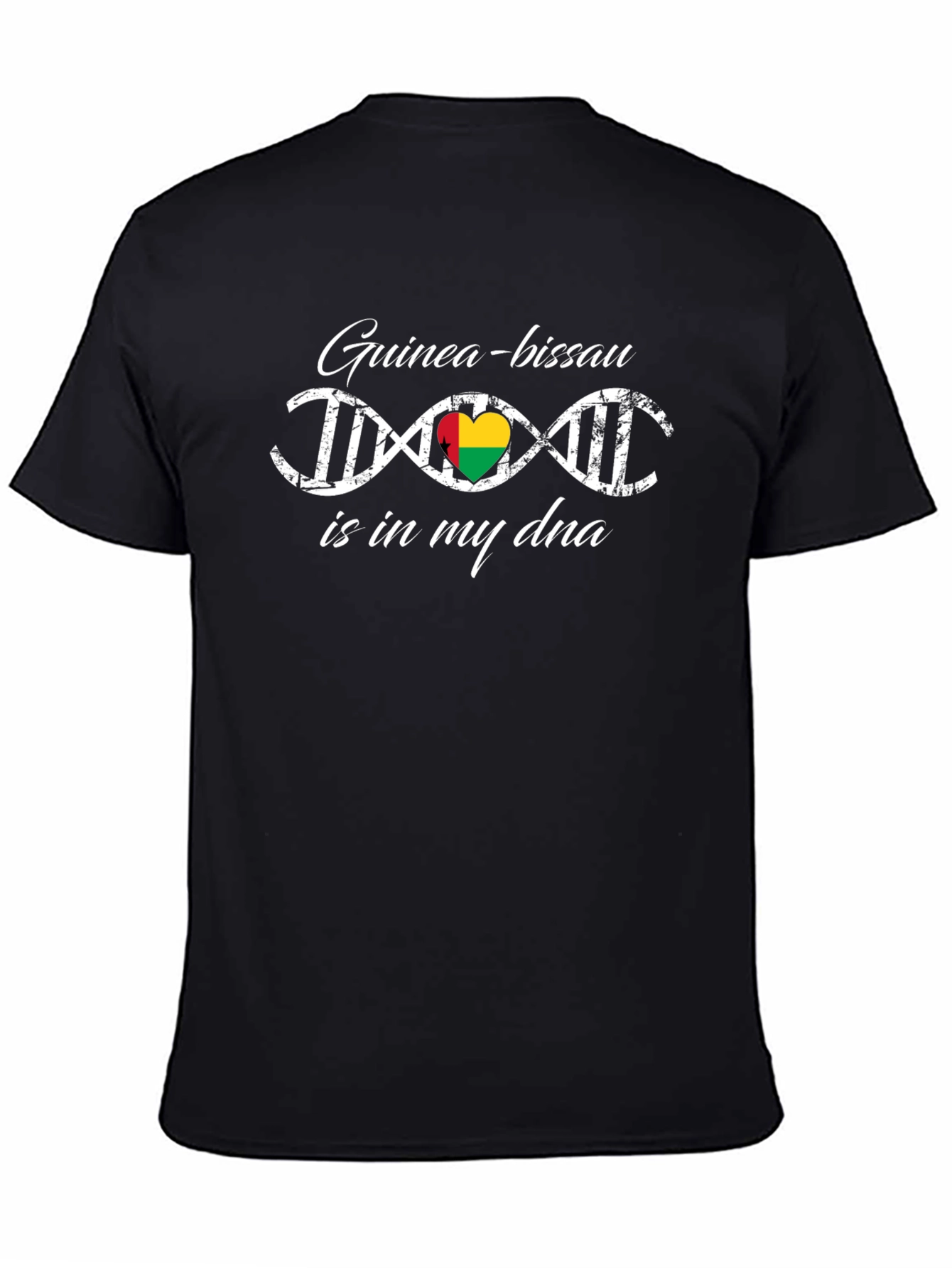 Guinea-Bissau DNA Heart T-Shirt