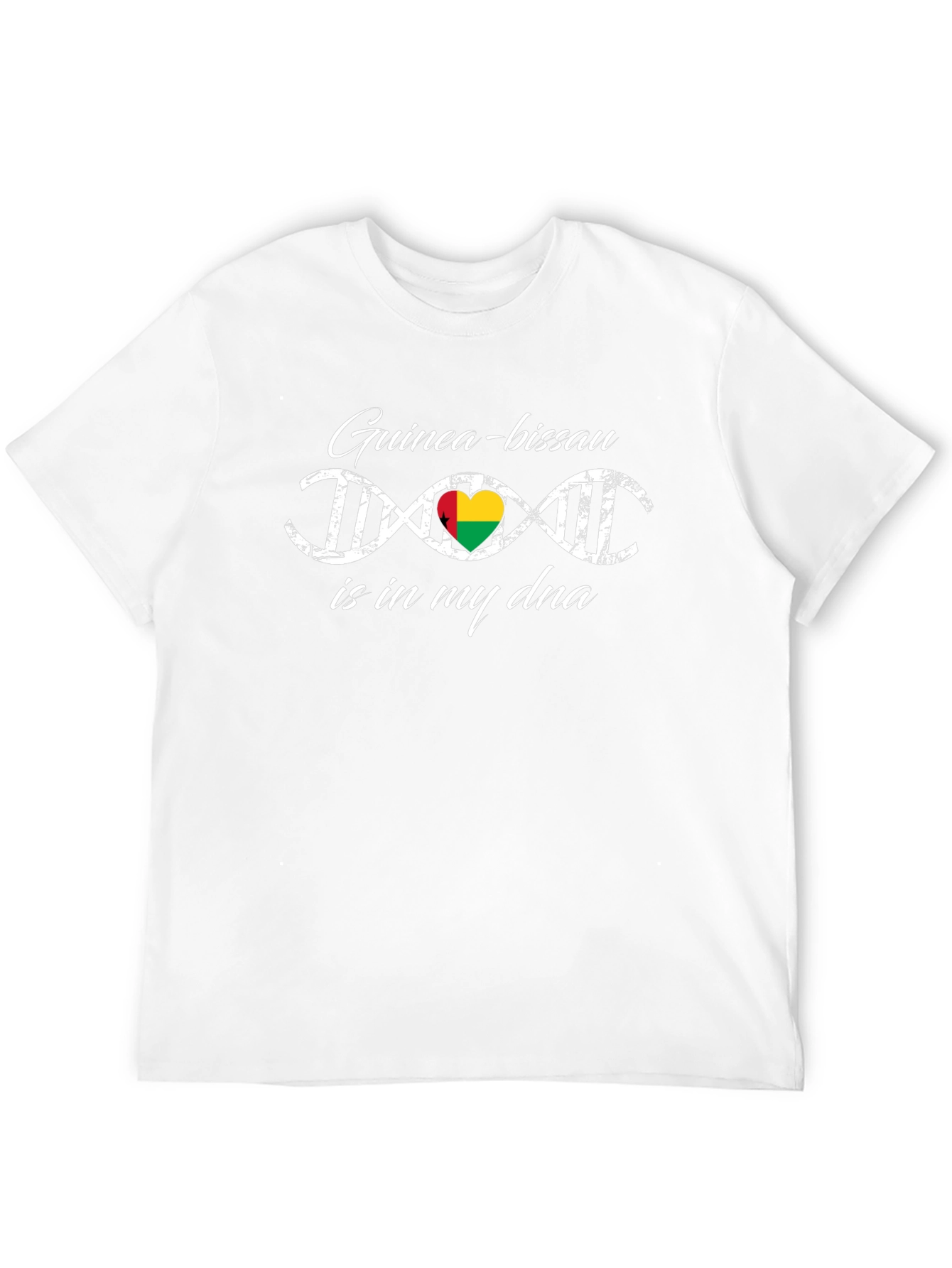 Guinea-Bissau DNA Heart T-Shirt