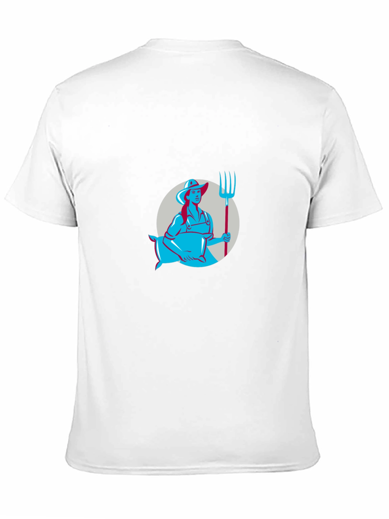 Farmer Graphic Tee - Black Cotton T-Shirt