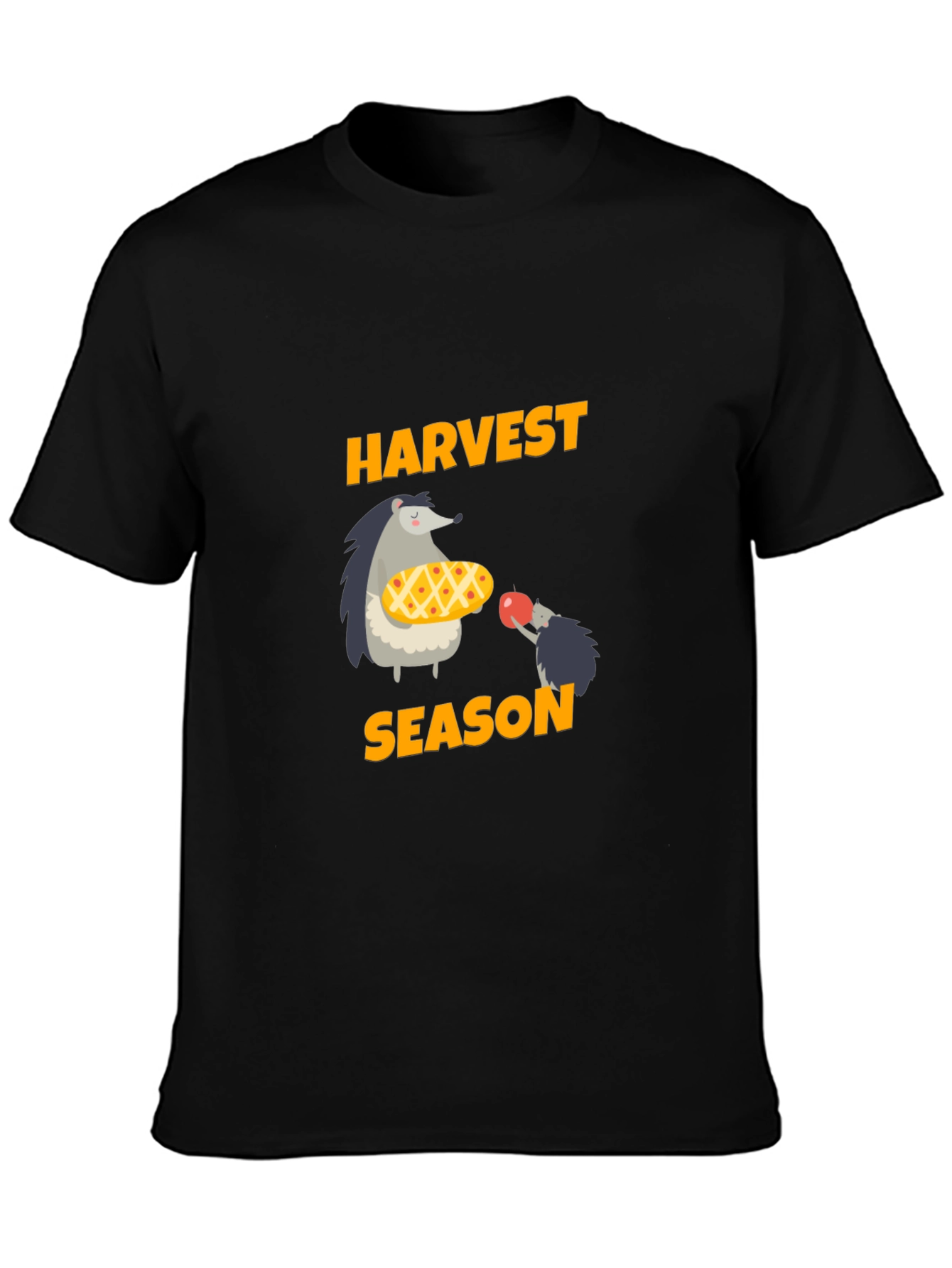Harvest Season Hedgehog Graphic Tee