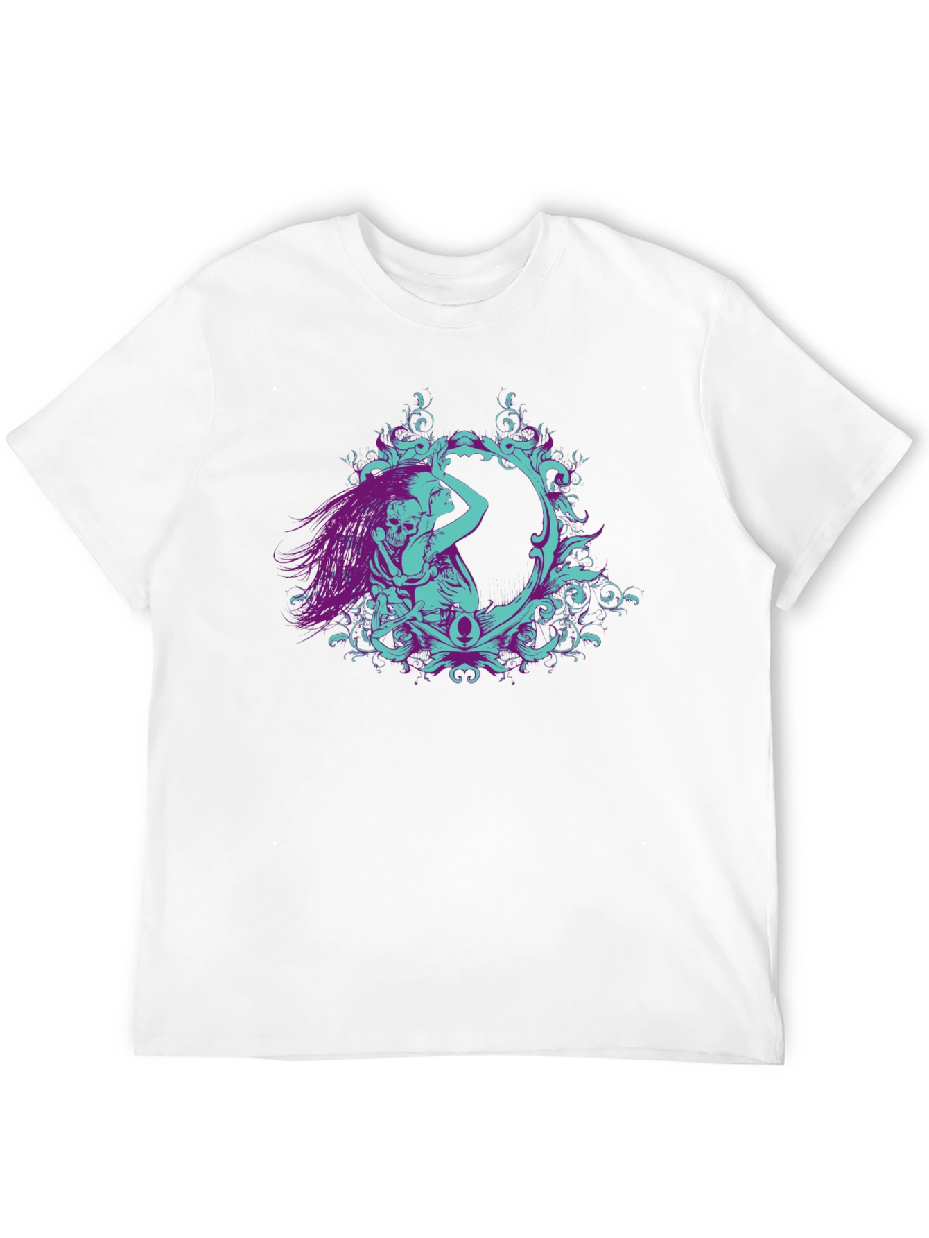 Gothic Embrace Graphic Tee - Black