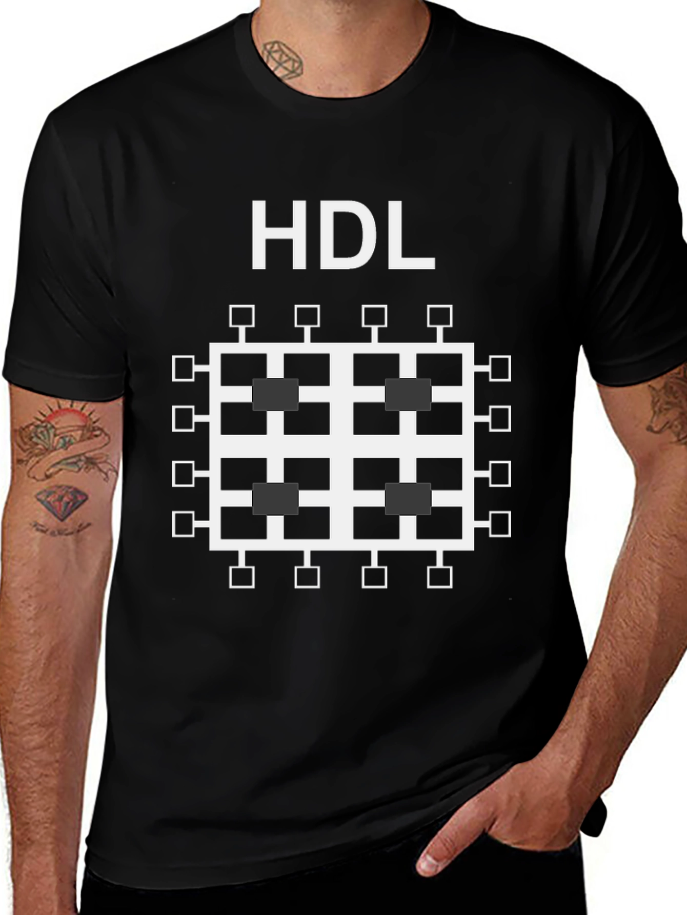 HDL T-Shirt - High-Density Logic Design Tee