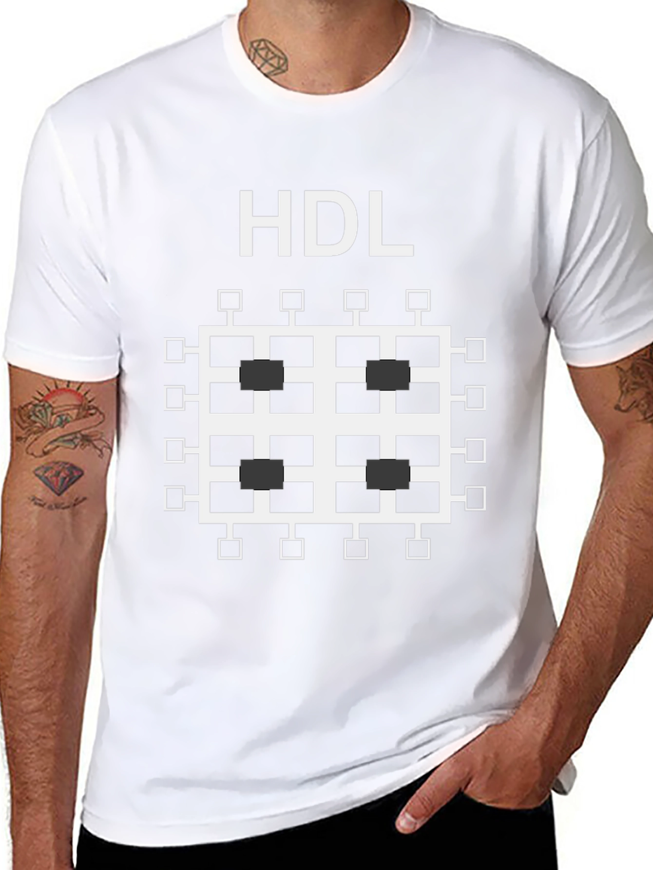 HDL T-Shirt - High-Density Logic Design Tee