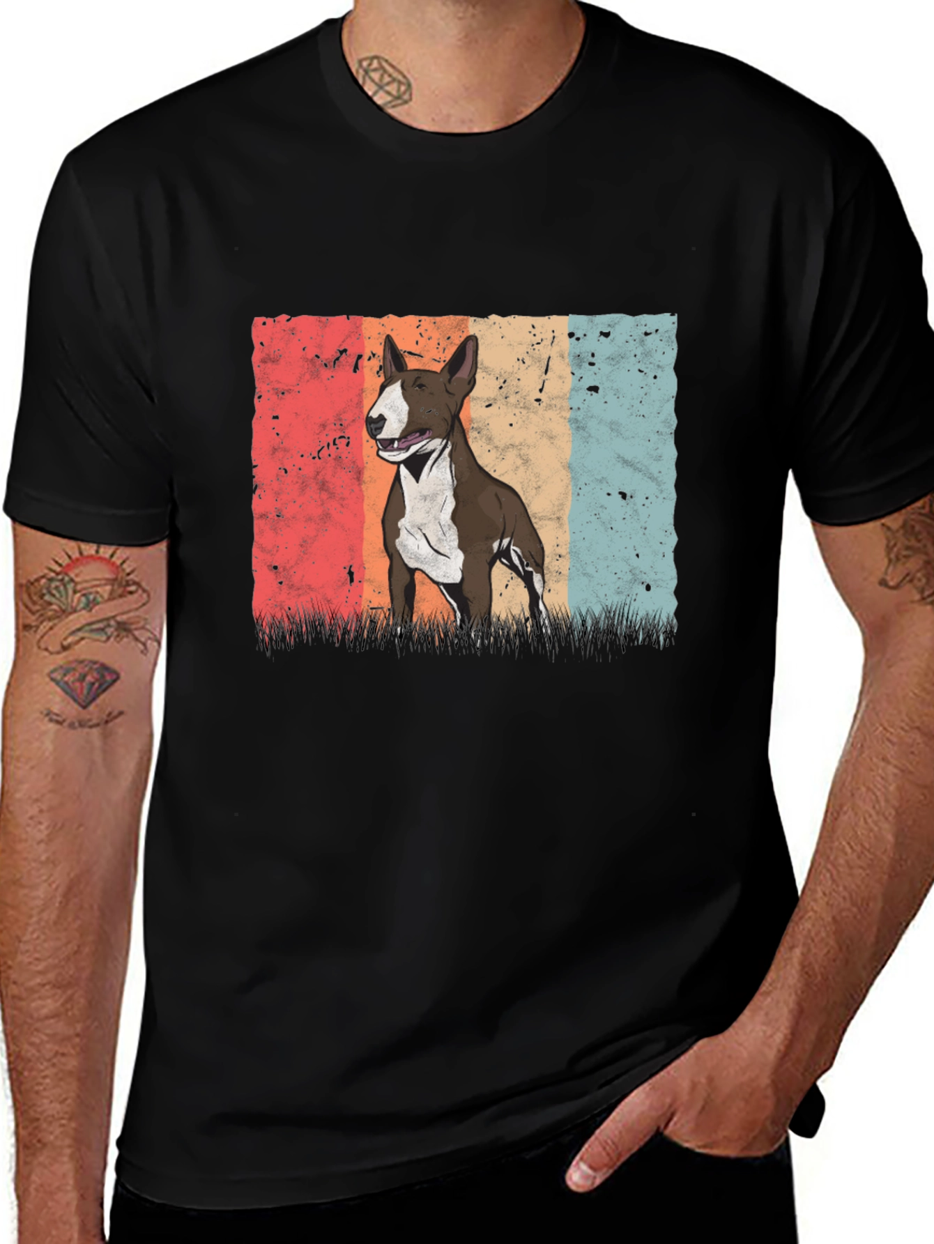 Bull Terrier Retro T-Shirt