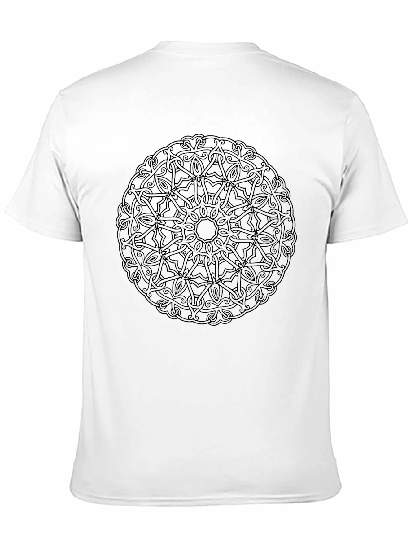 Celtic Knot Mandala T-Shirt - Black Graphic Tee