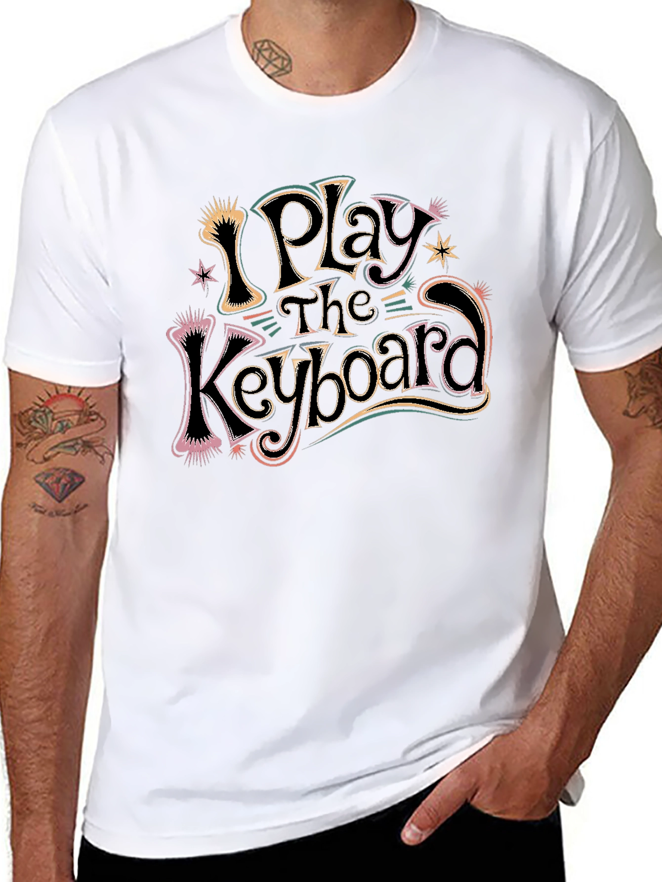 I Play The Keyboard Graphic T-Shirt