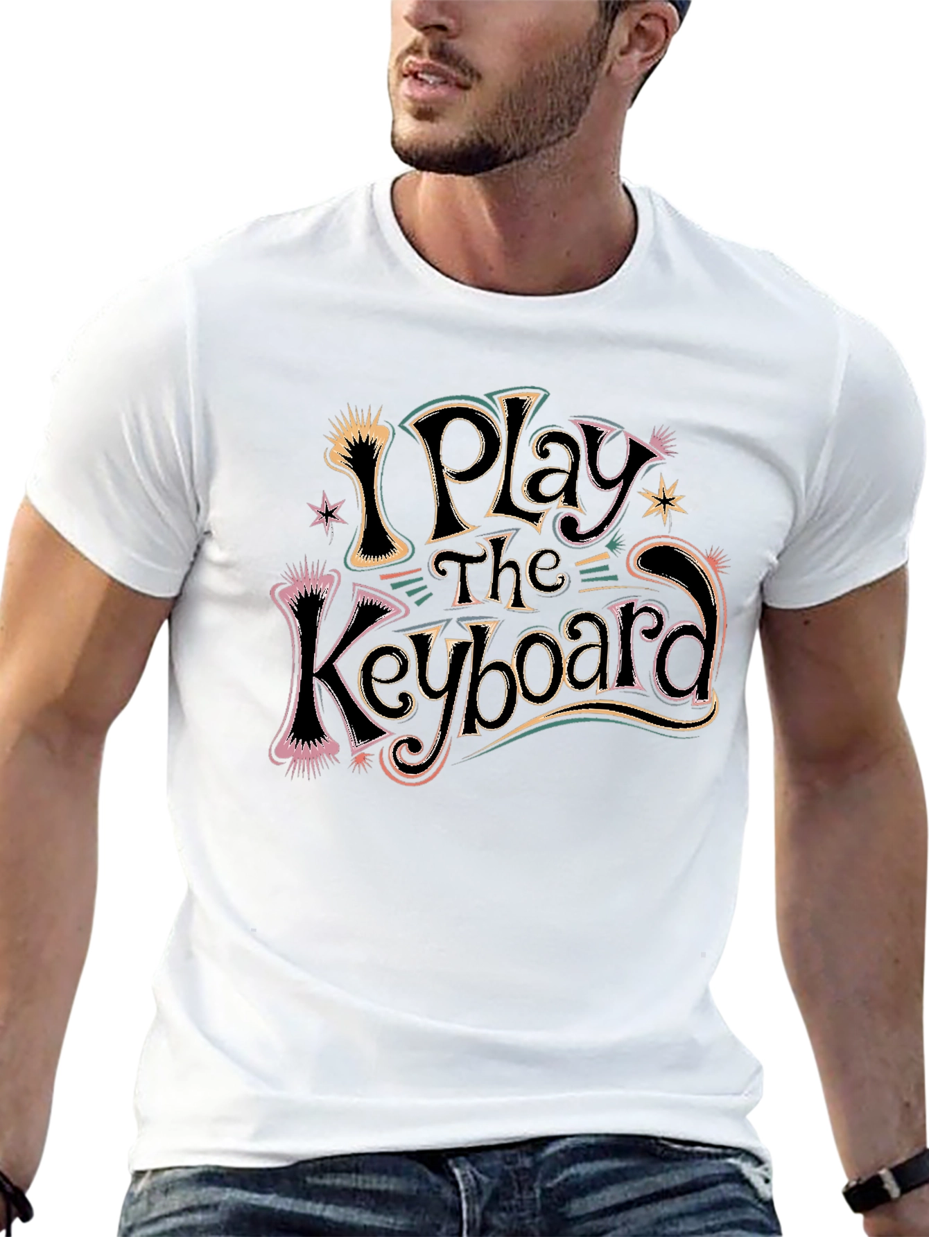 I Play The Keyboard Graphic T-Shirt