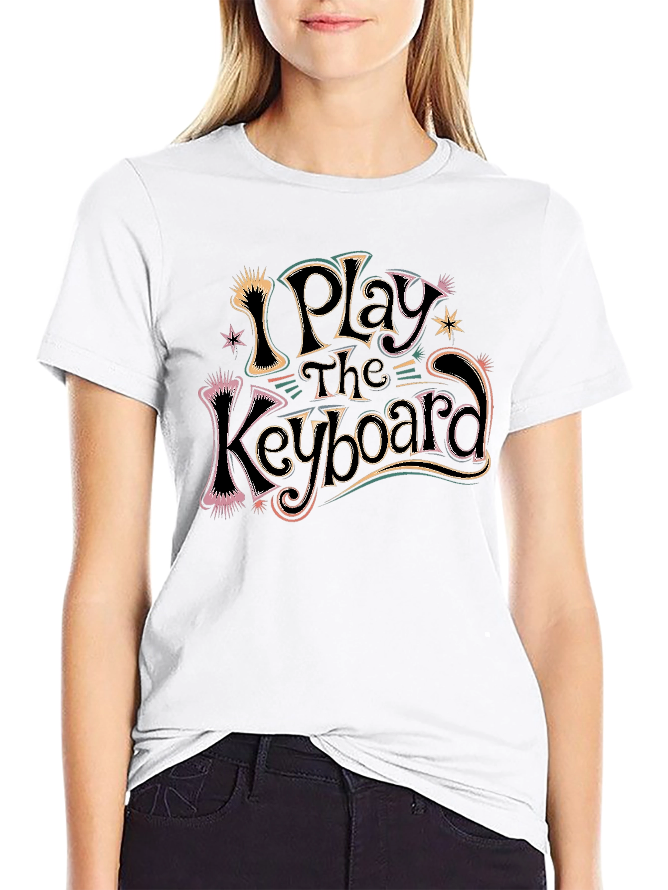 I Play The Keyboard Graphic T-Shirt