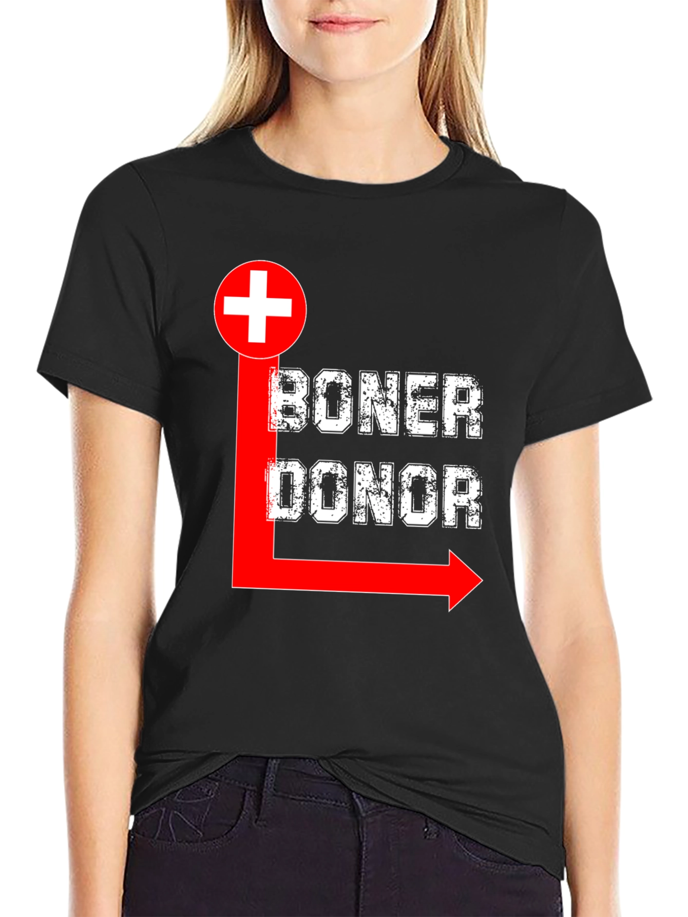 Boner Donor Graphic Tee - Black