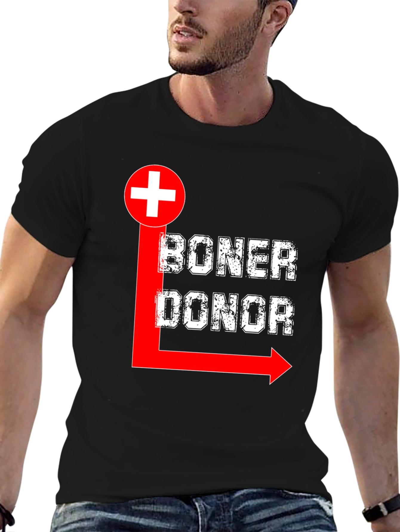 Boner Donor Graphic Tee - Black