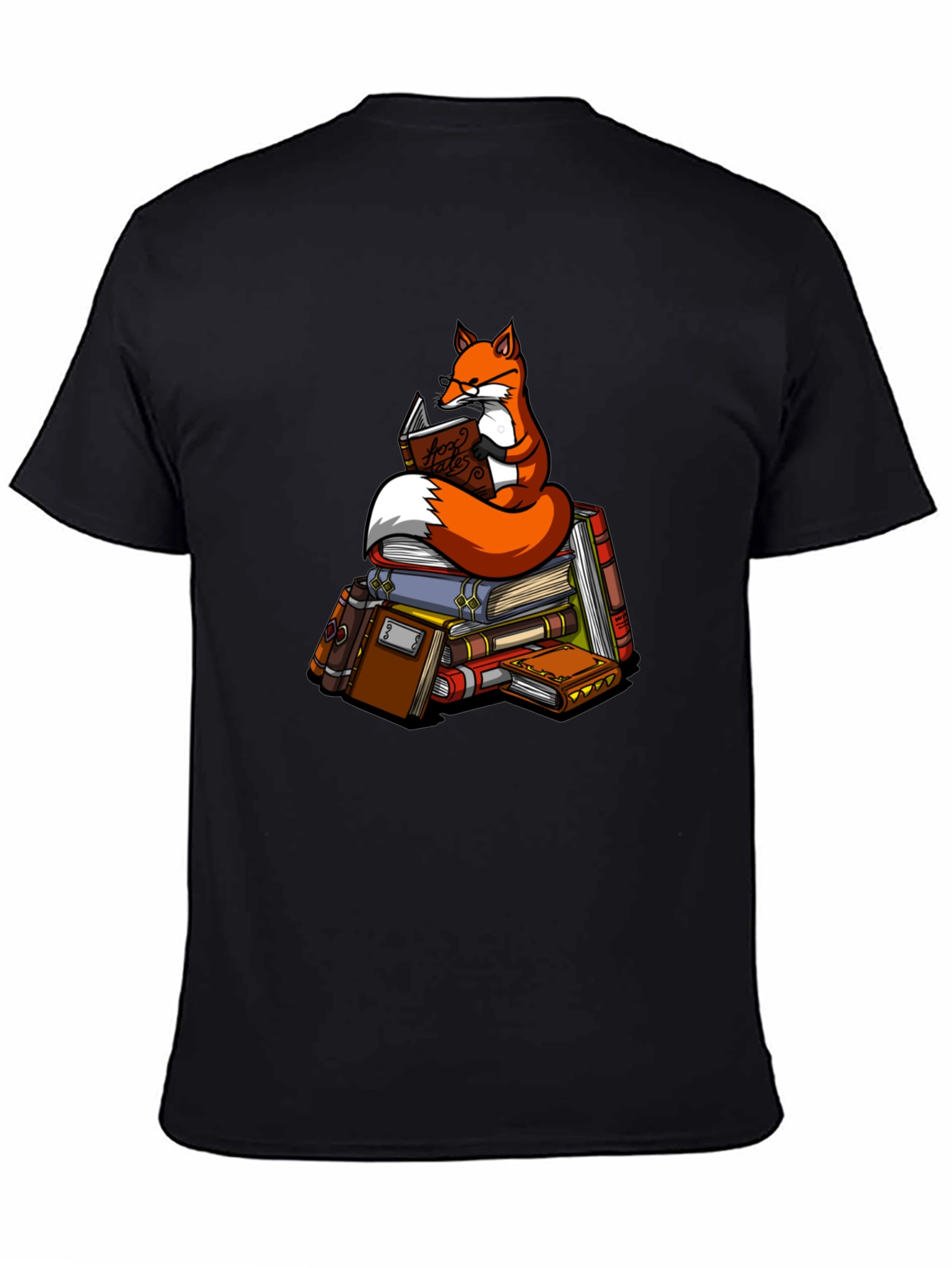 Bookish Fox T-Shirt - Unique Graphic Tee