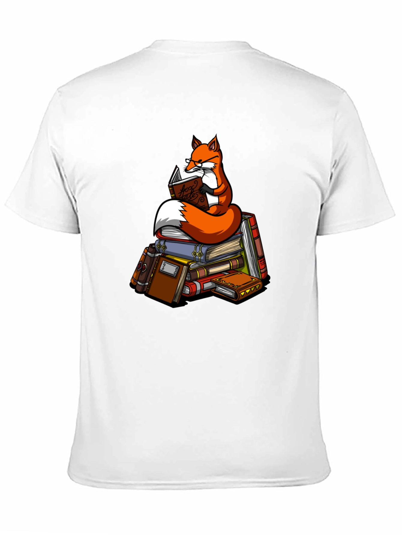Bookish Fox T-Shirt - Unique Graphic Tee