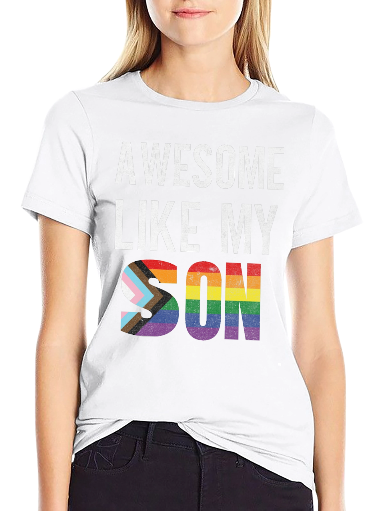 Awesome Like My Son LGBTQ+ Pride T-Shirt