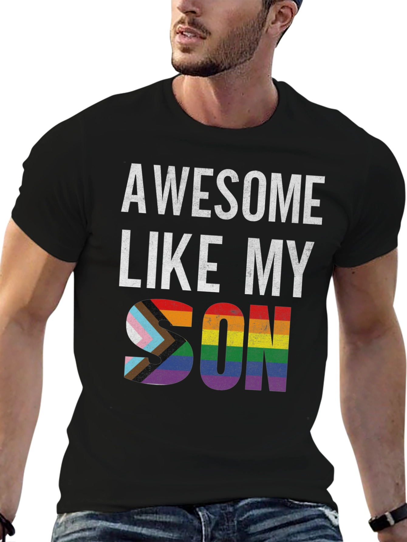 Awesome Like My Son LGBTQ+ Pride T-Shirt