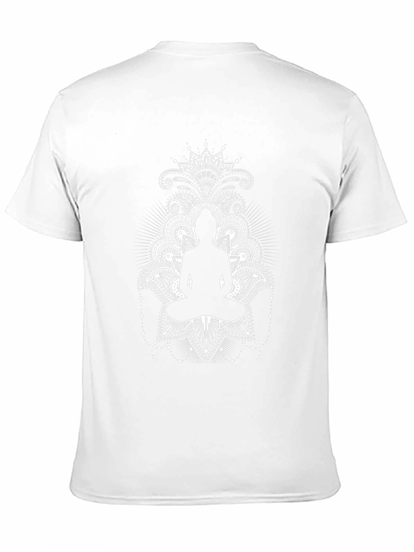 Meditative Buddha Graphic Tee - Black