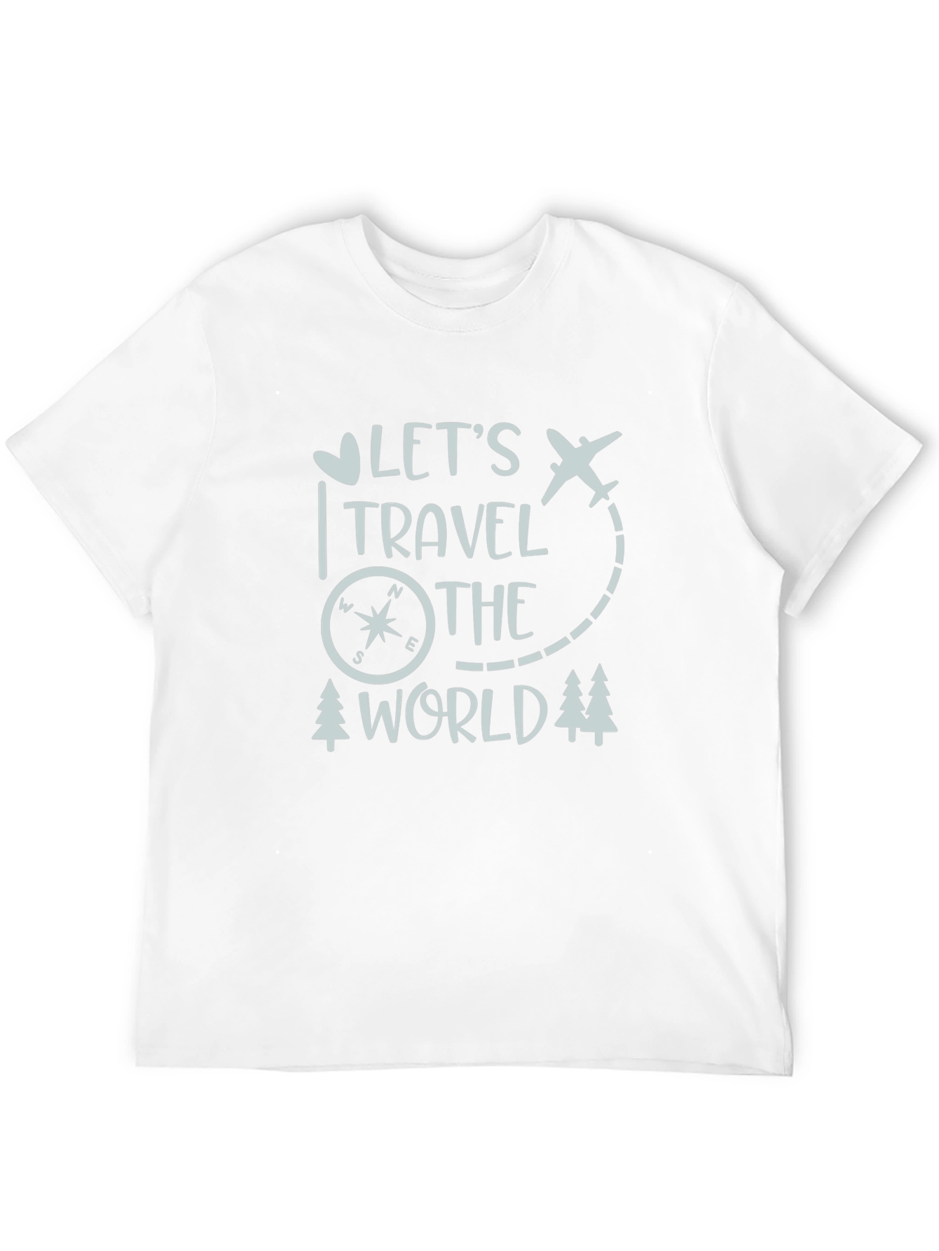 Lets Travel the World Graphic T-Shirt