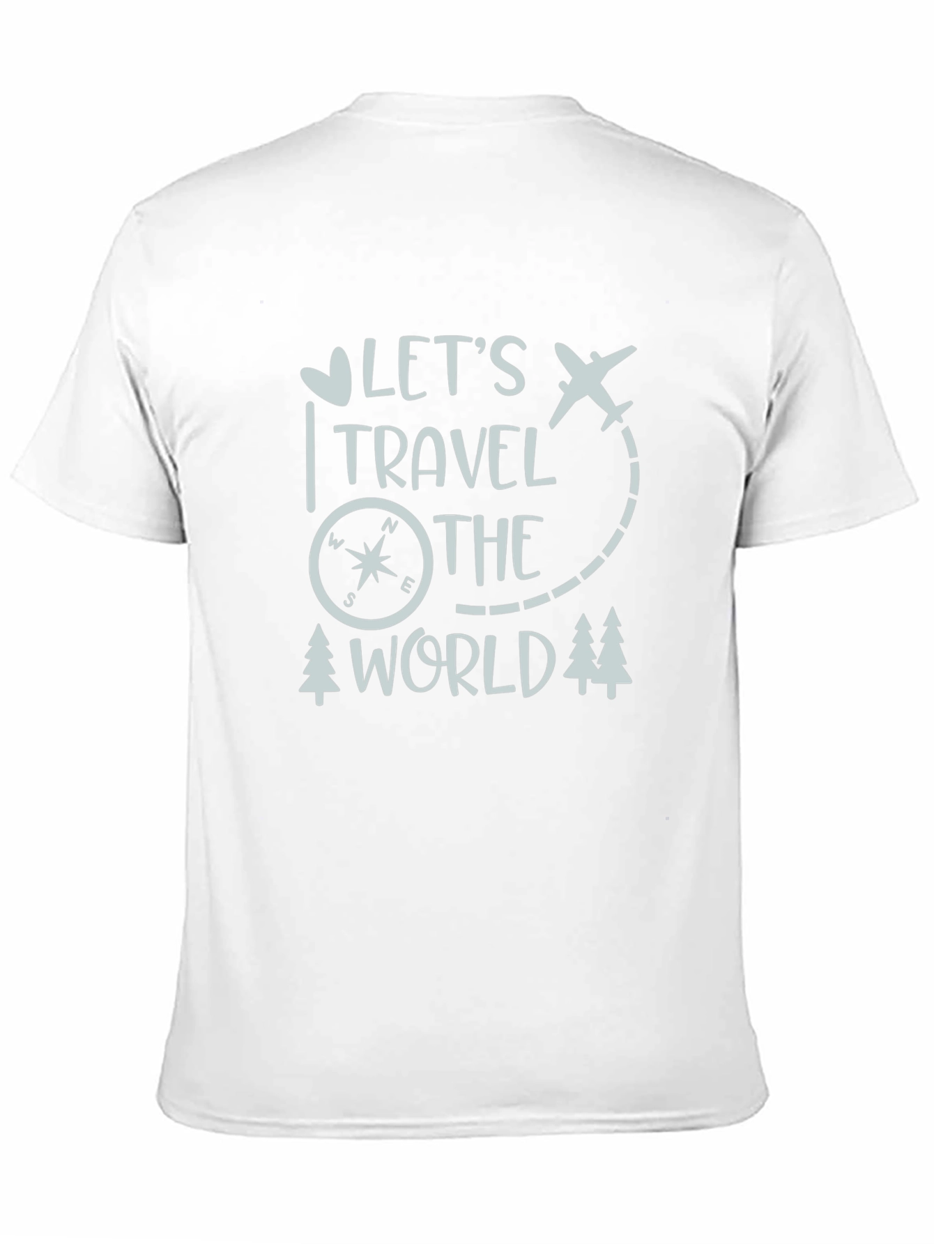 Lets Travel the World Graphic T-Shirt