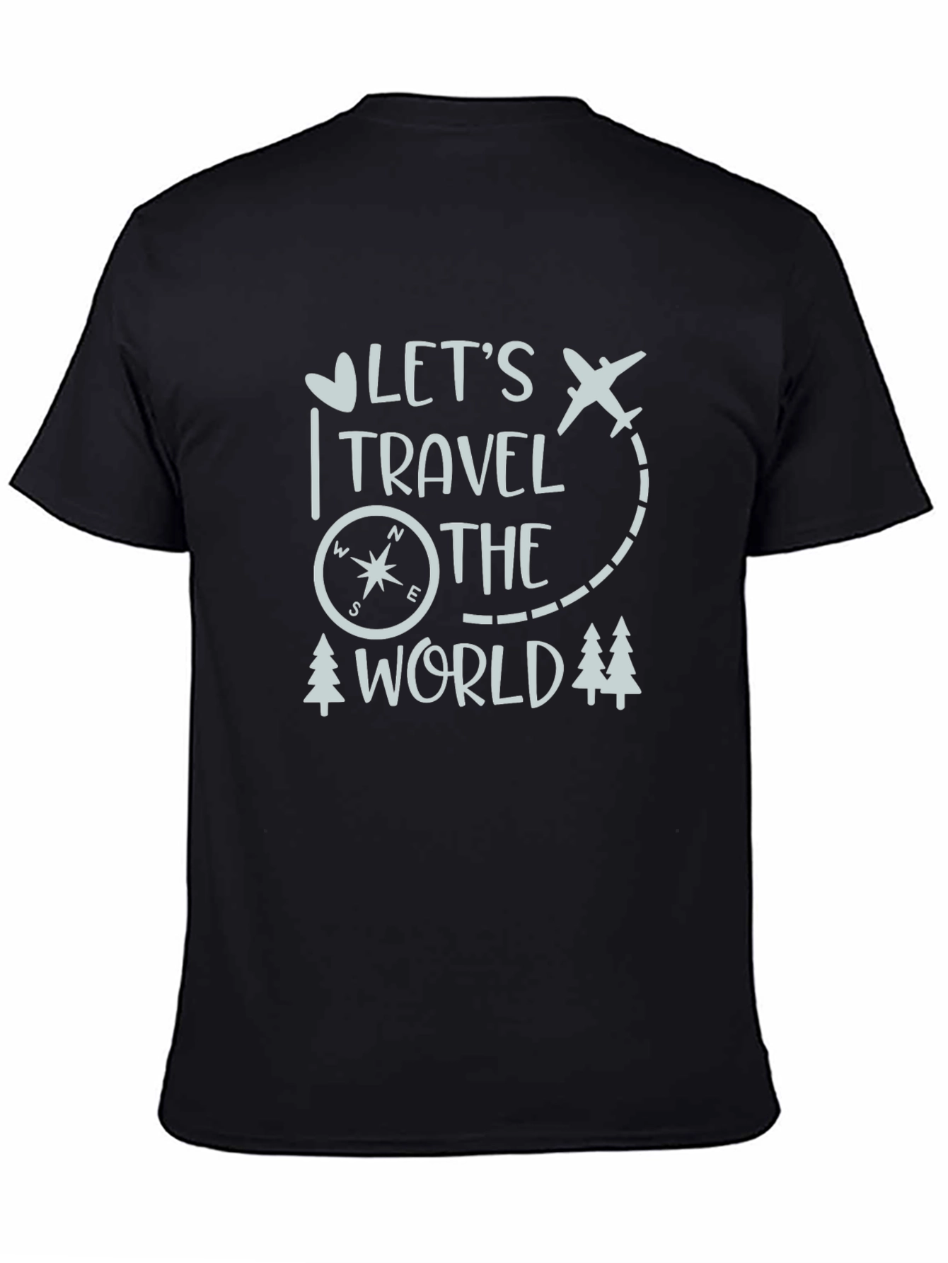 Lets Travel the World Graphic T-Shirt