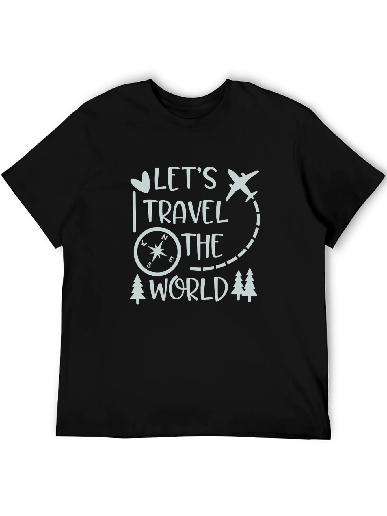 Lets Travel the World Graphic T-Shirt