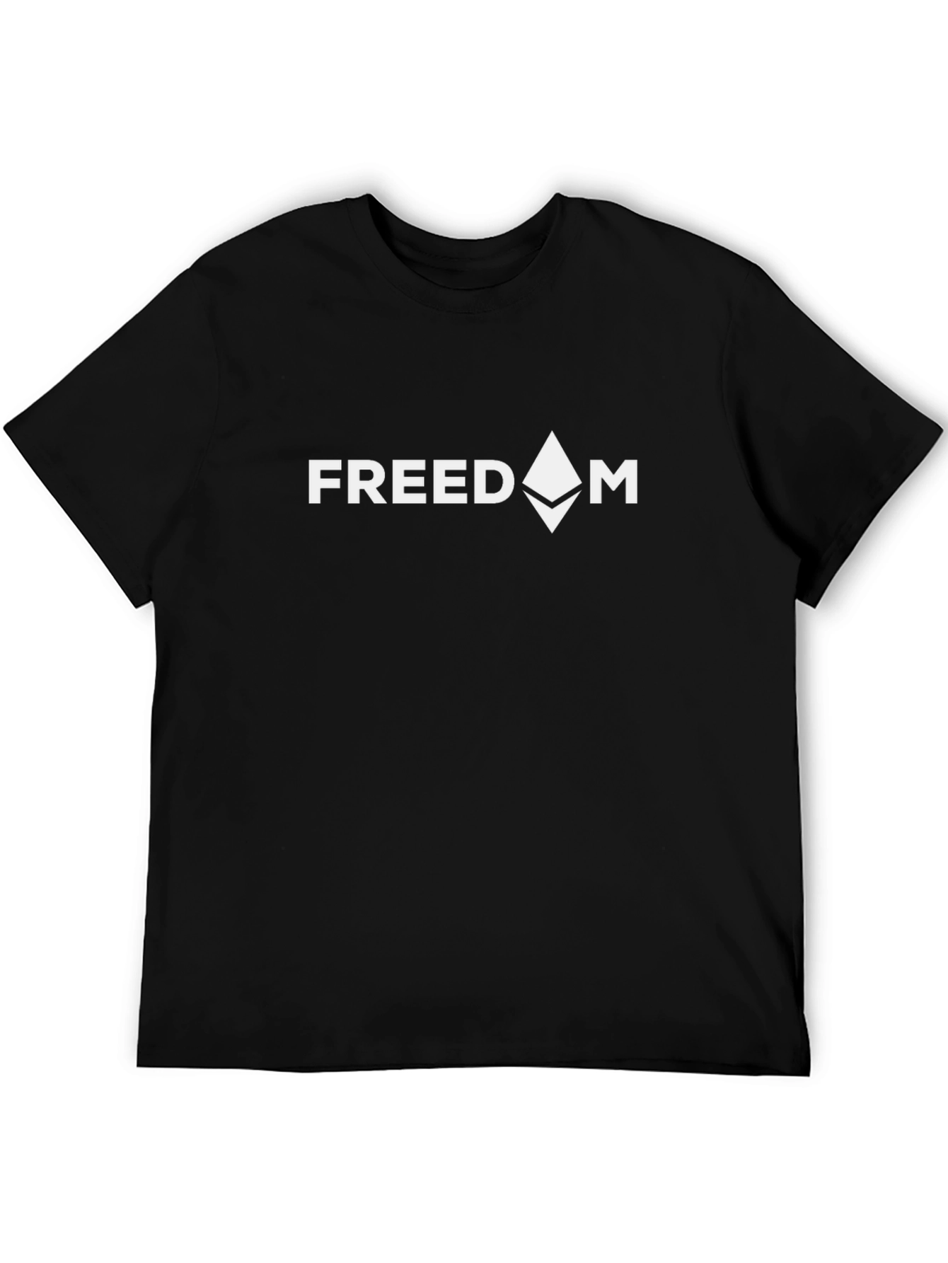 Freedom Ethereum T-Shirt - Crypto Enthusiast Tee