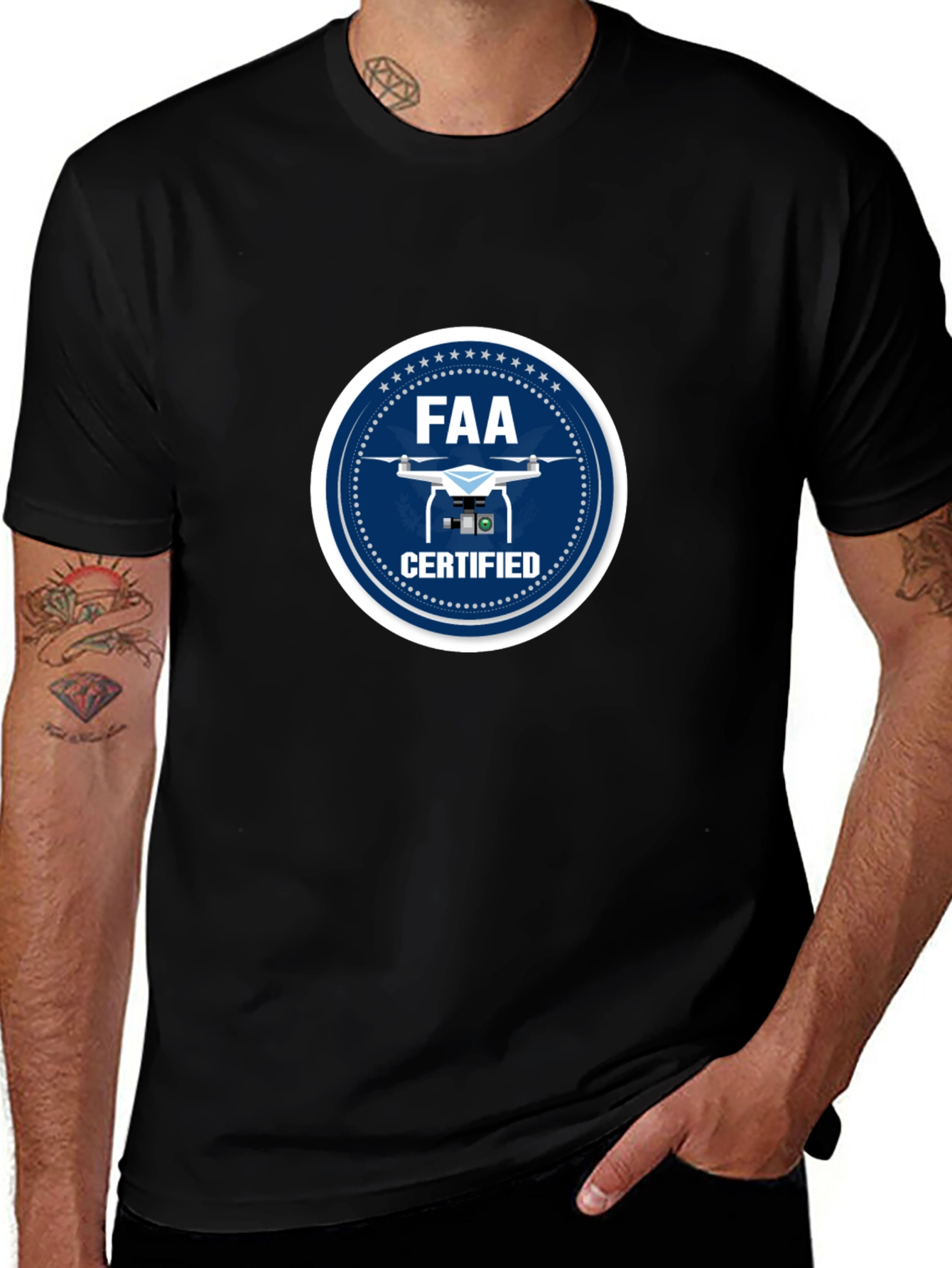 FAA Certified Drone T-Shirt - Aviation Apparel