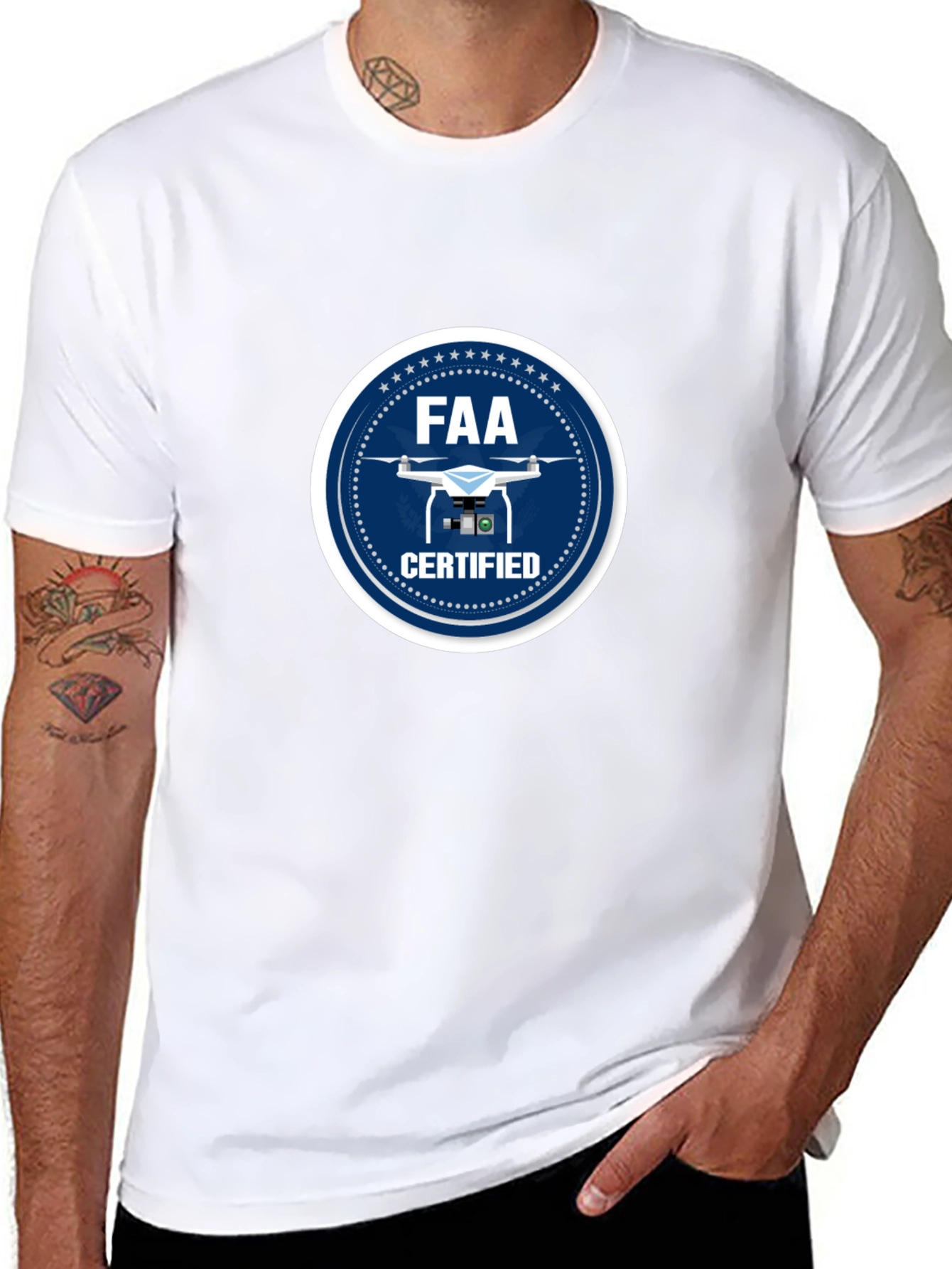 FAA Certified Drone T-Shirt - Aviation Apparel