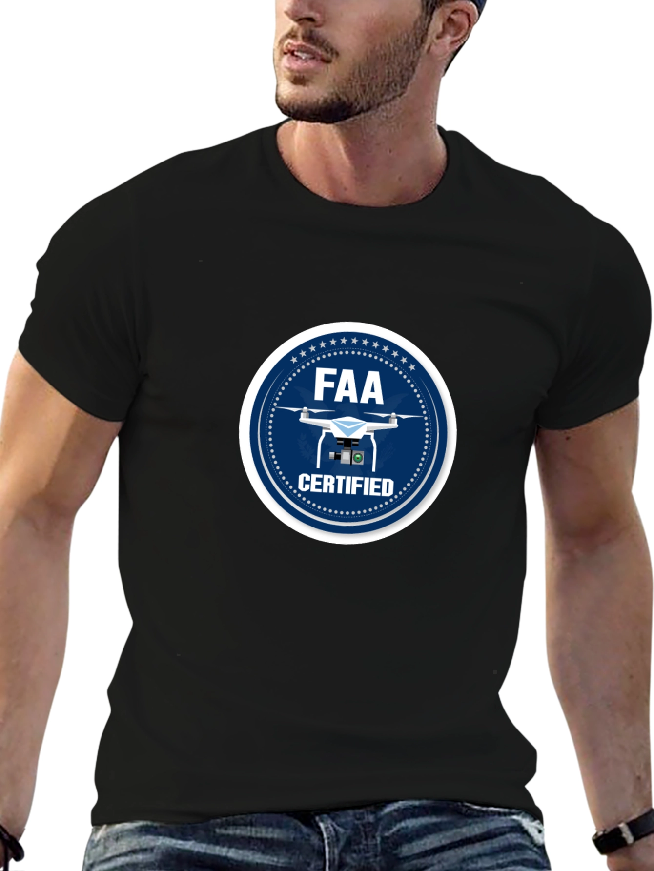 FAA Certified Drone T-Shirt - Aviation Apparel