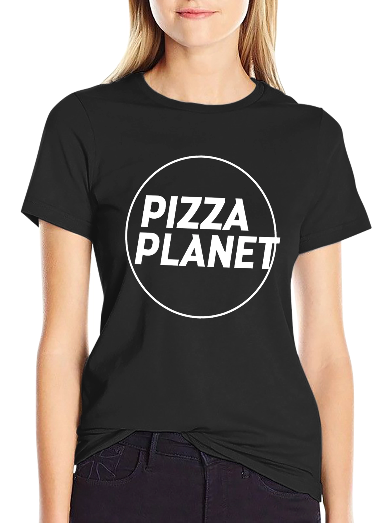 Pizza Planet Graphic Tee - Black