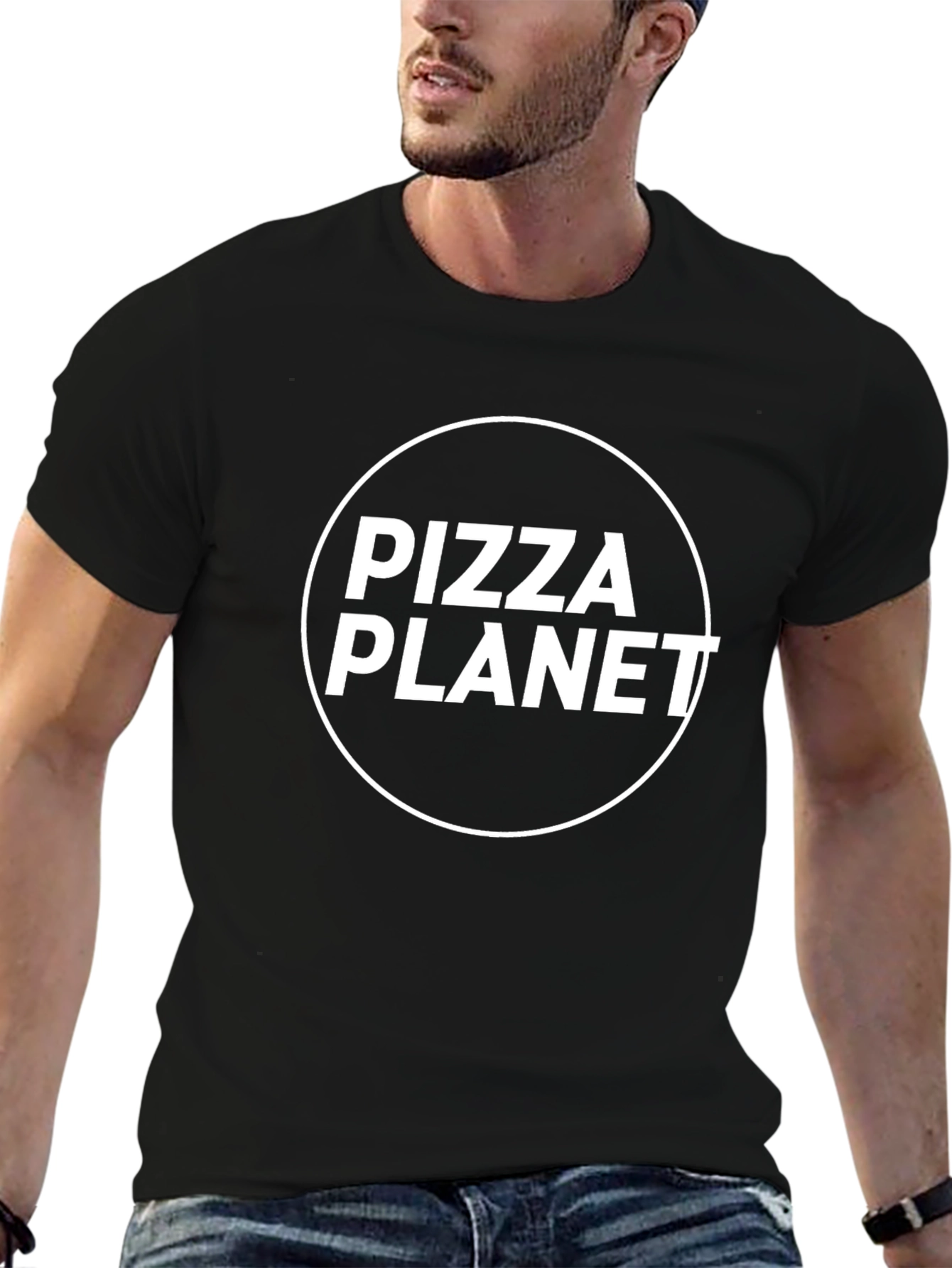 Pizza Planet Graphic Tee - Black