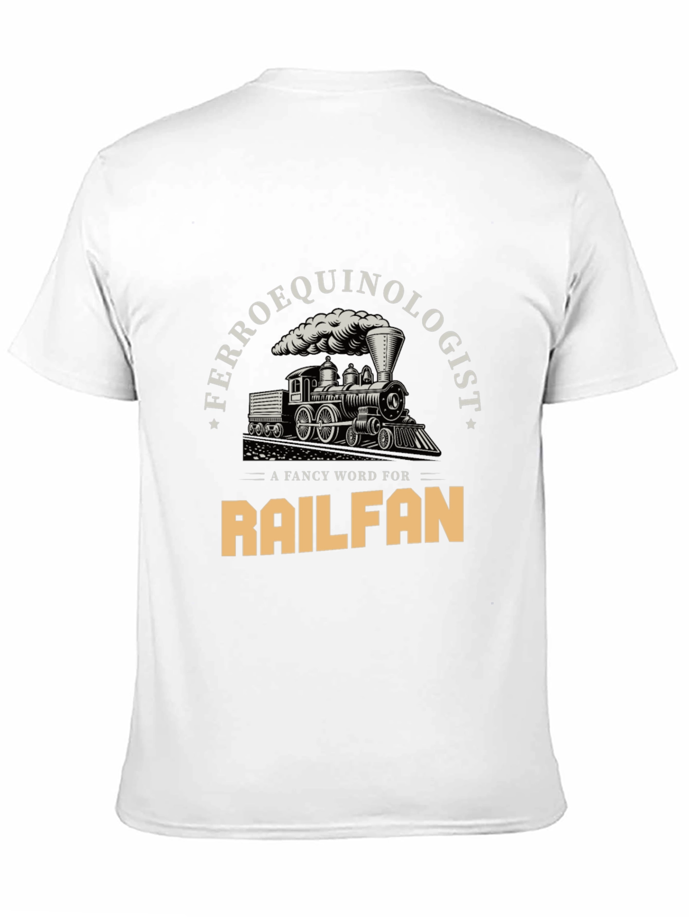 Ferroequinologist Railfan Train Lover T-Shirt