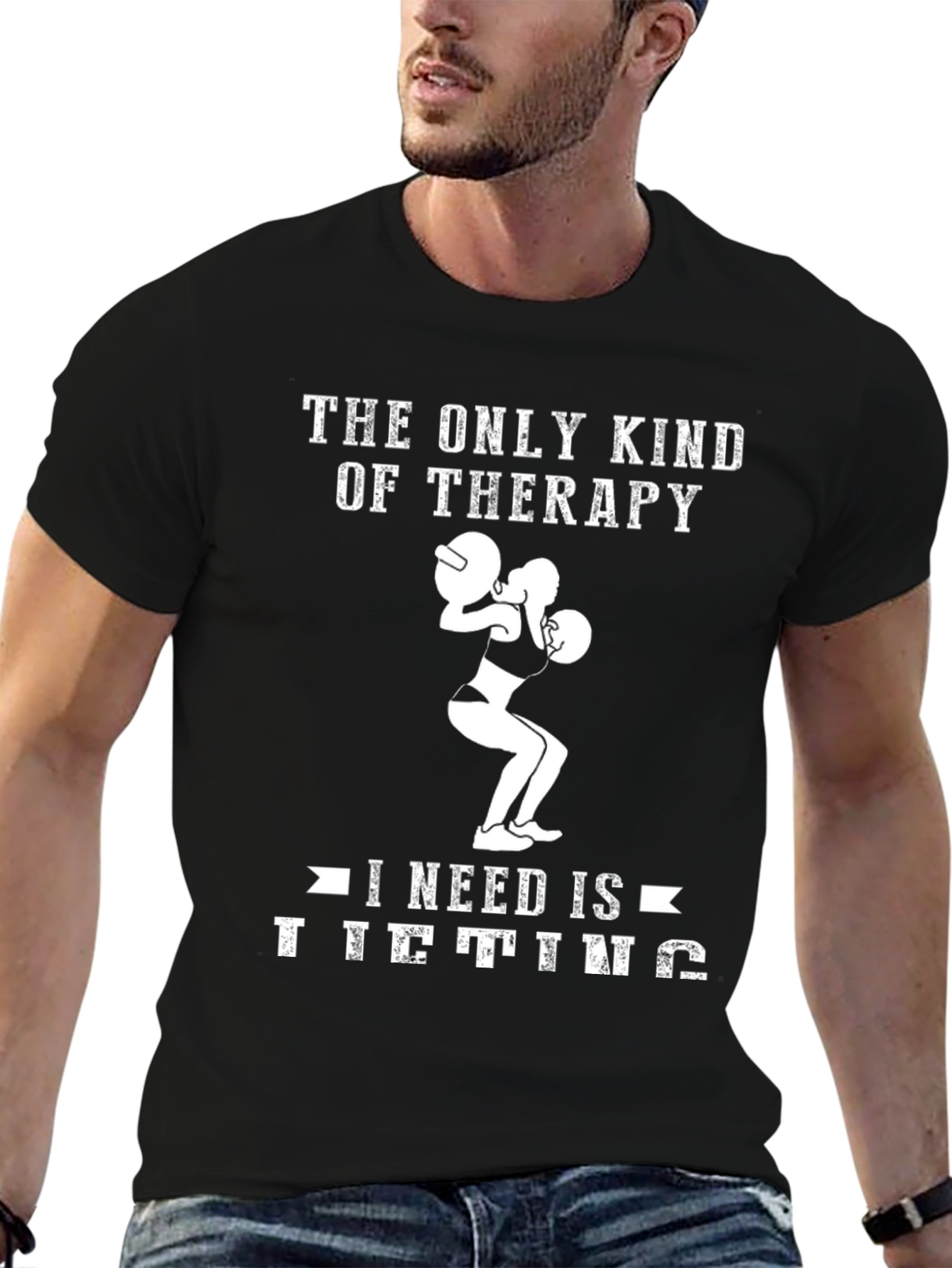 Lifting Therapy T-Shirt - Gym Motivation Apparel