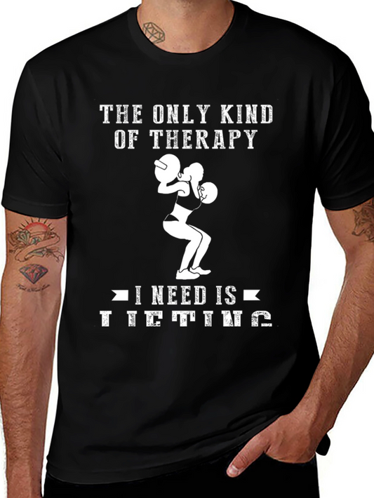 Lifting Therapy T-Shirt - Gym Motivation Apparel