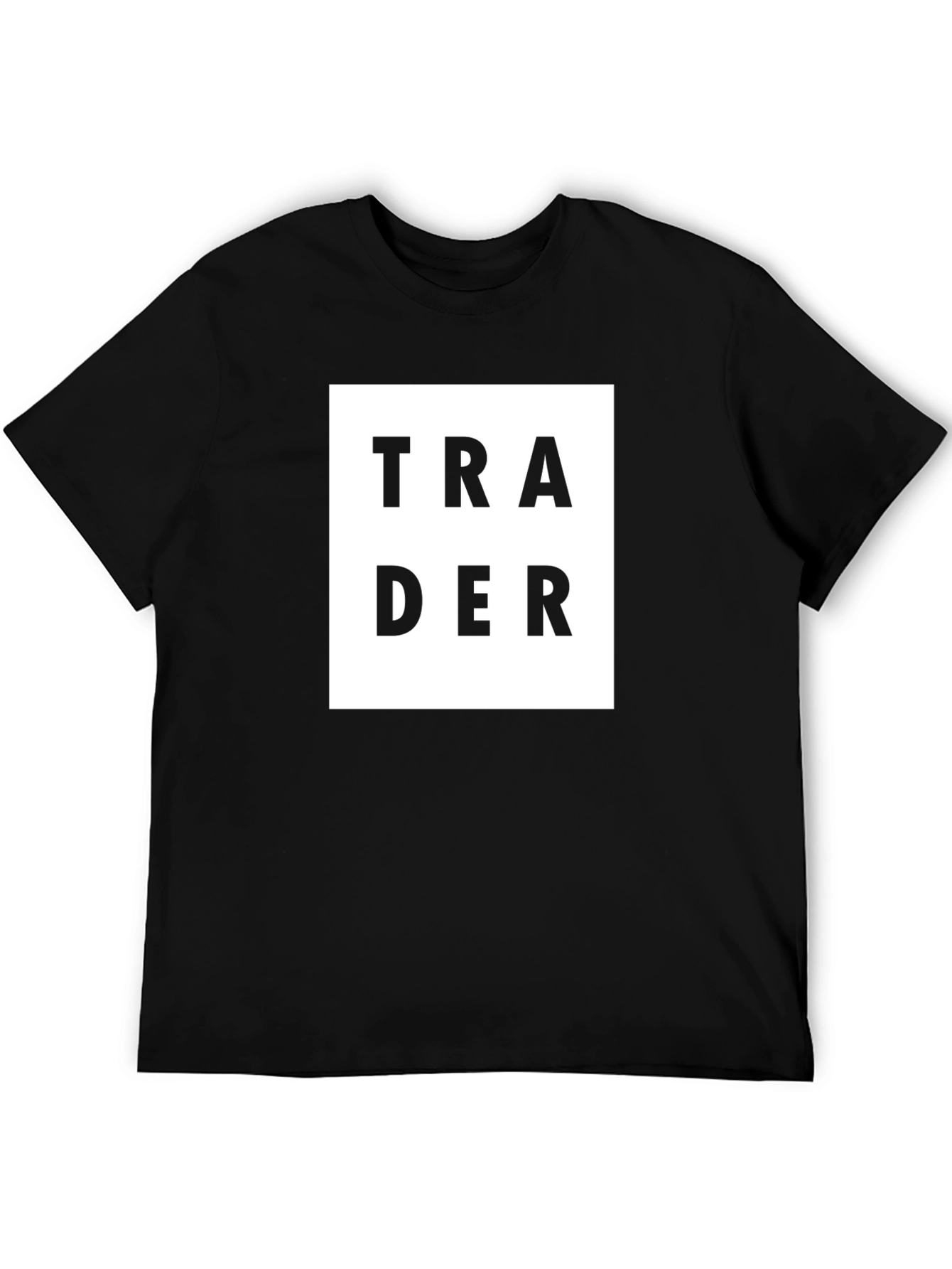 Trader Tee - Black Cotton Short Sleeve