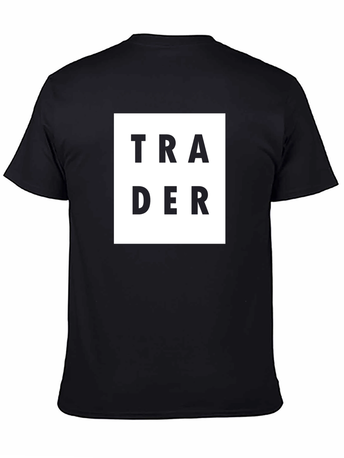 Trader Tee - Black Cotton Short Sleeve