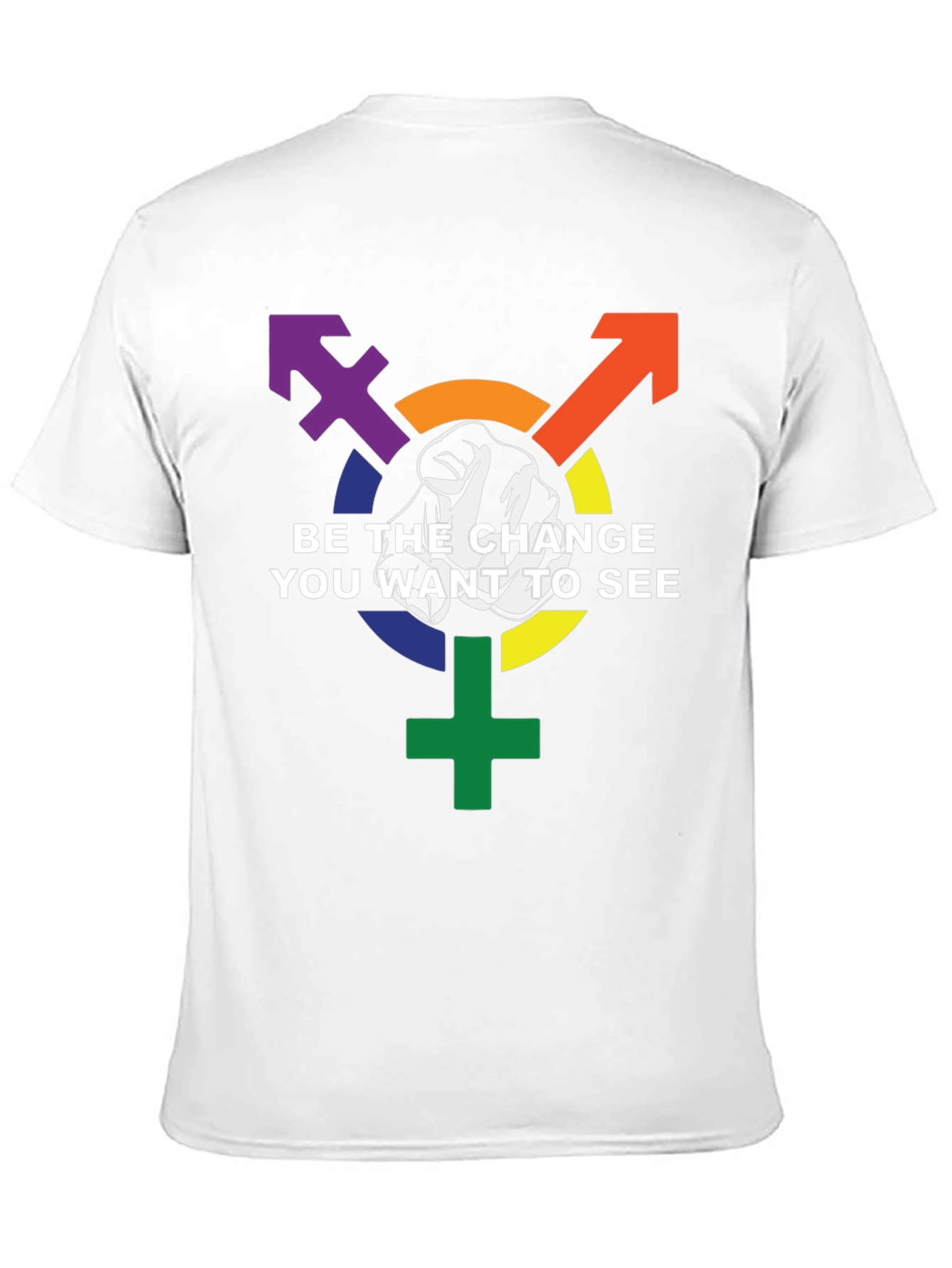 Be the Change Graphic Tee - LGBTQ+ Pride Shirt
