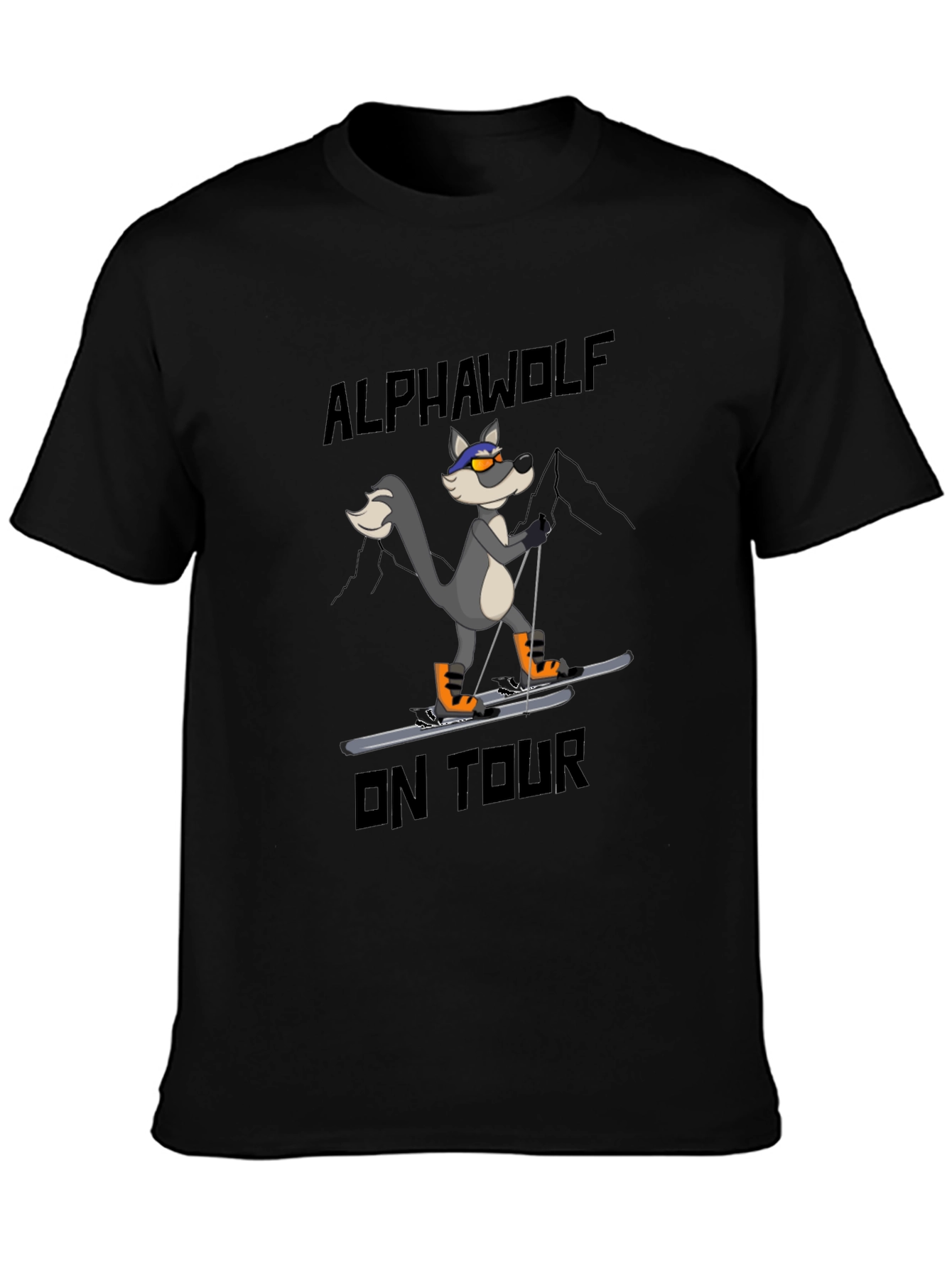 Alpha Wolf On Tour Graphic T-Shirt