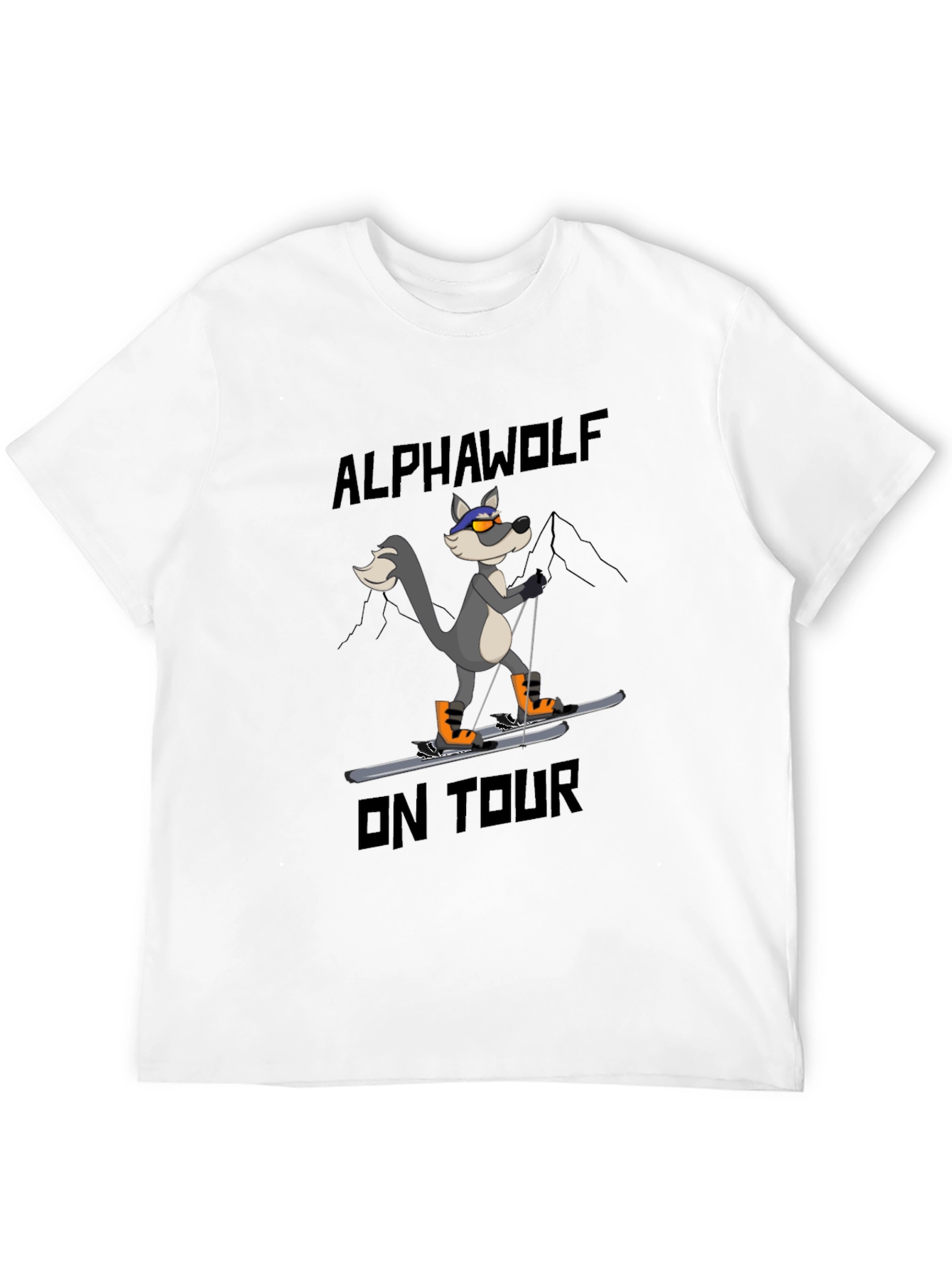 Alpha Wolf On Tour Graphic T-Shirt