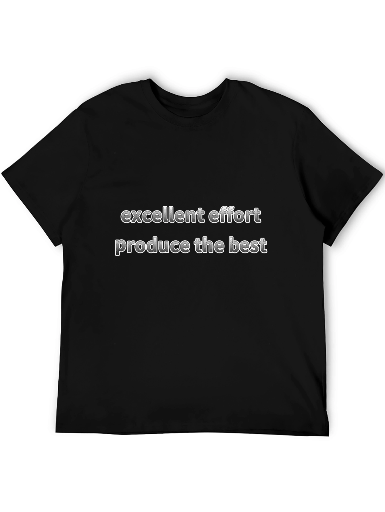 Excellent Effort Graphic Tee - Black