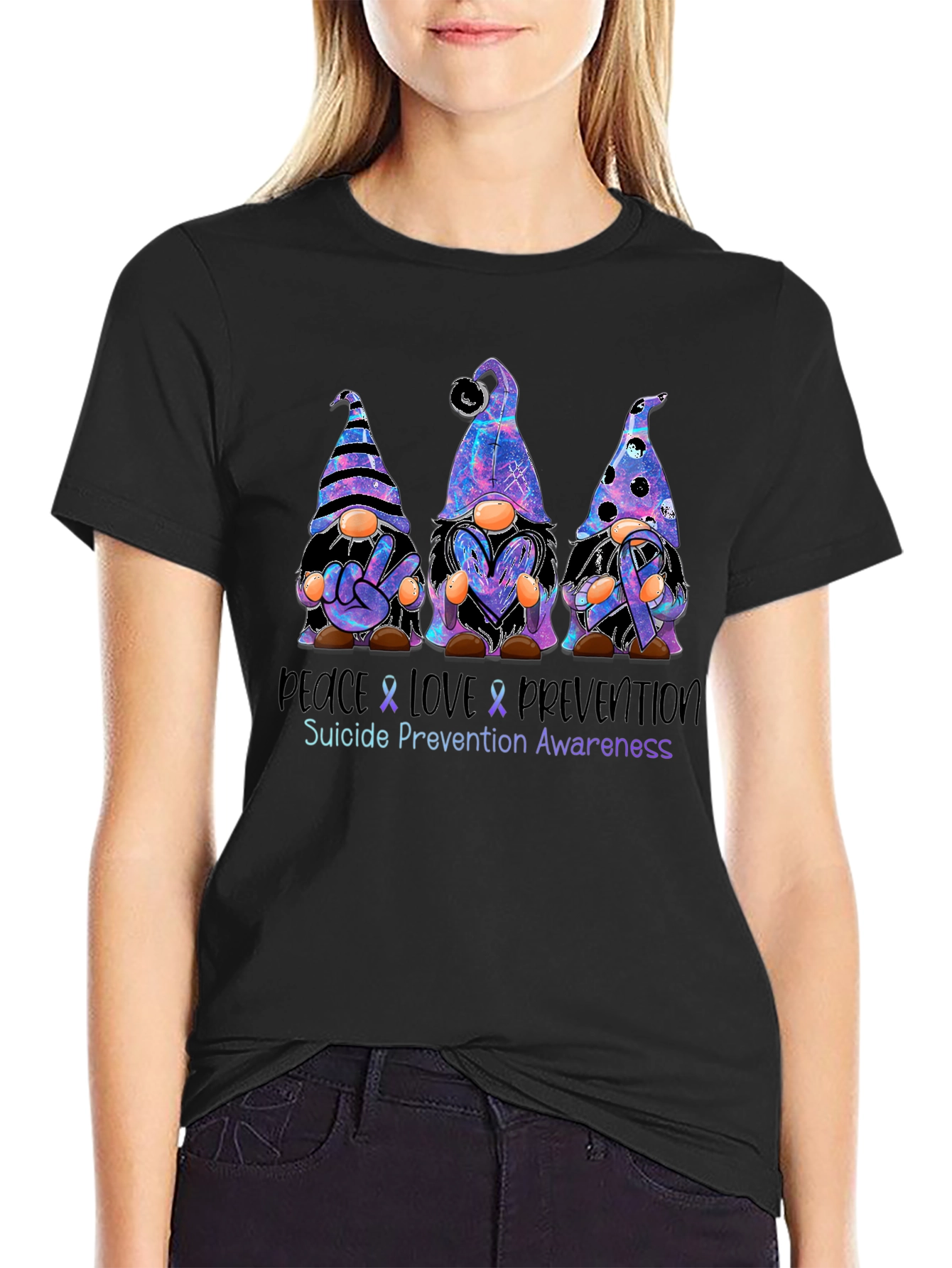 Suicide Prevention Awareness Gnome T-Shirt