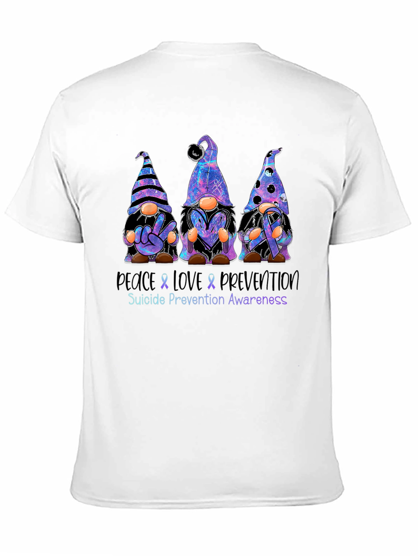 Suicide Prevention Awareness Gnome T-Shirt